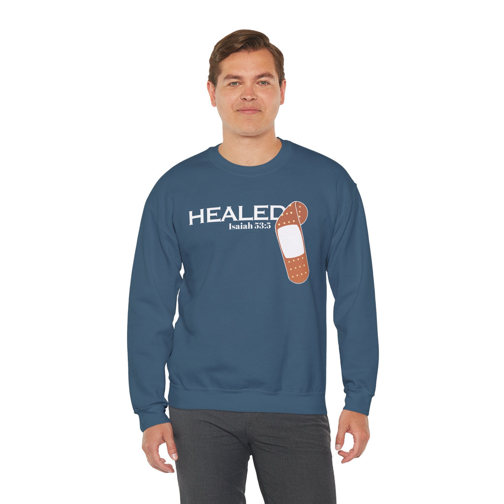 Healing Is Done- Isaiah 53:5 Unisex Sweatshirt