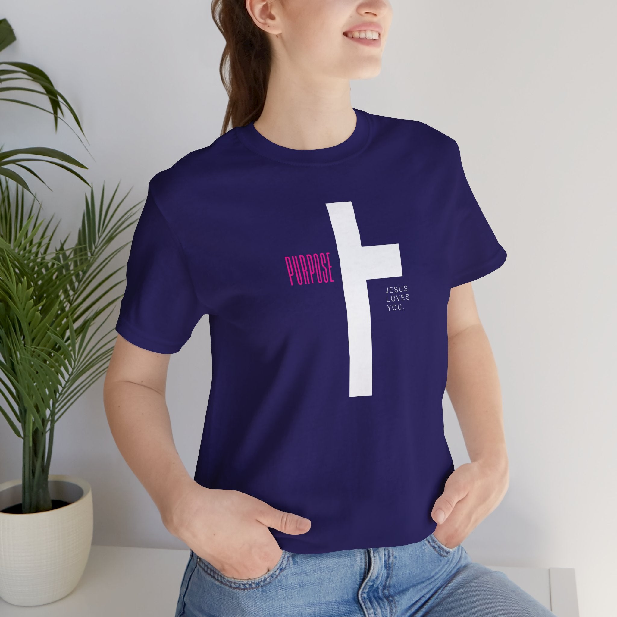 Walk With A Purpose Cross Graphic T-Shirt