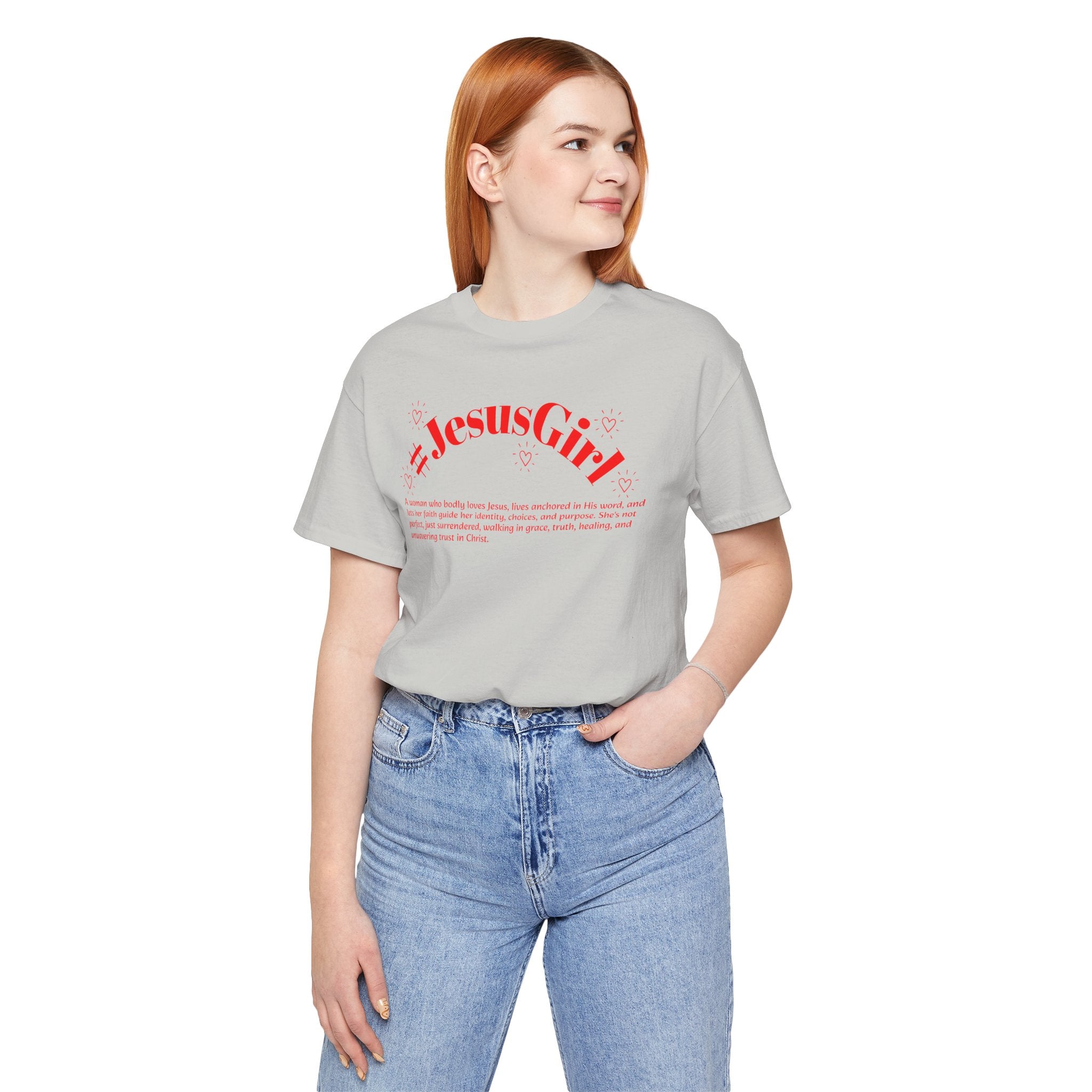 Jesus Girl Definition T-Shirt — #JesusGirl Faith Tee