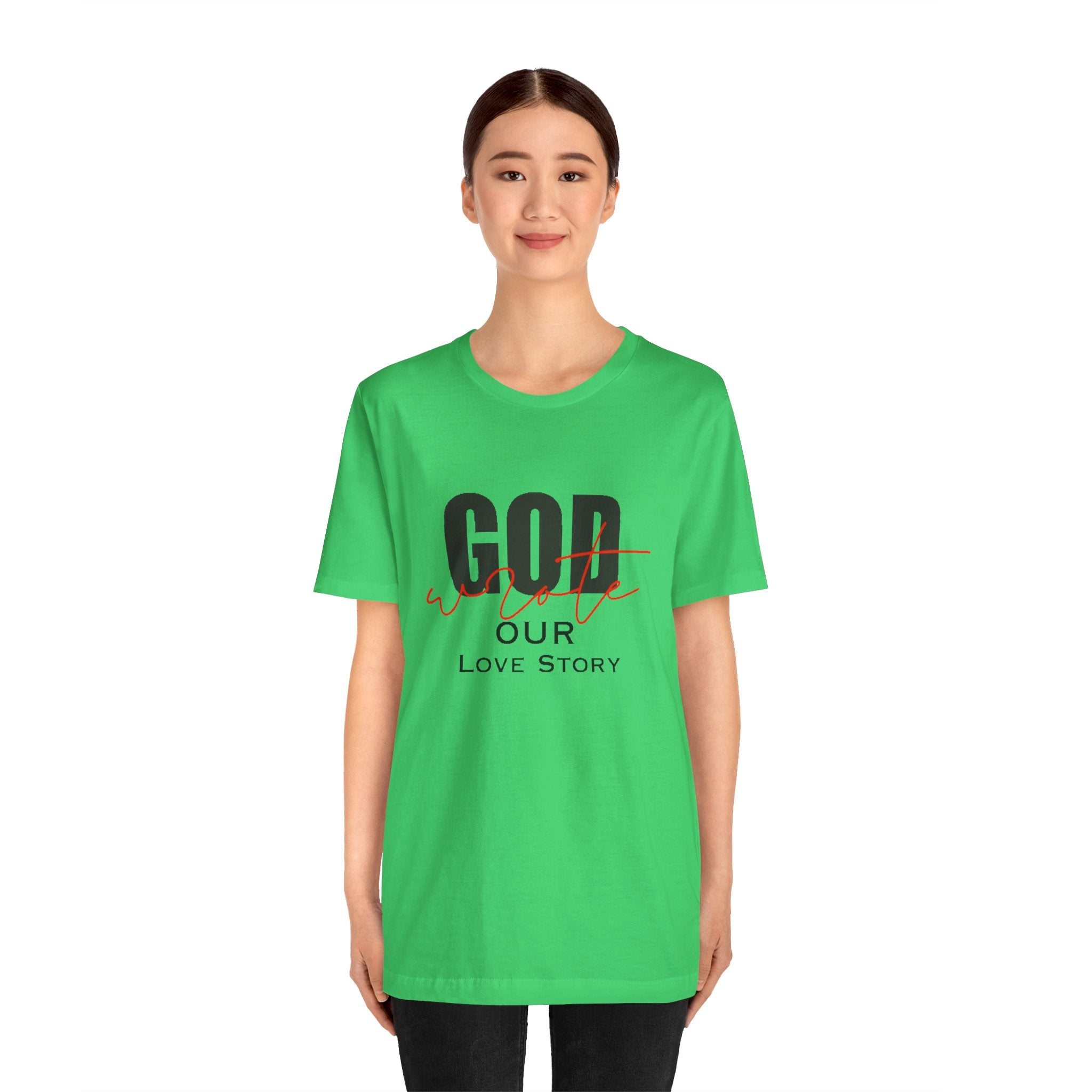 God Wrote Our Love Story Couple's T-Shirt