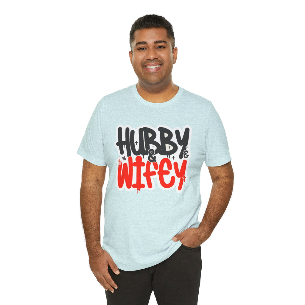 Hubby & Wifey Cute Couple’s Tee