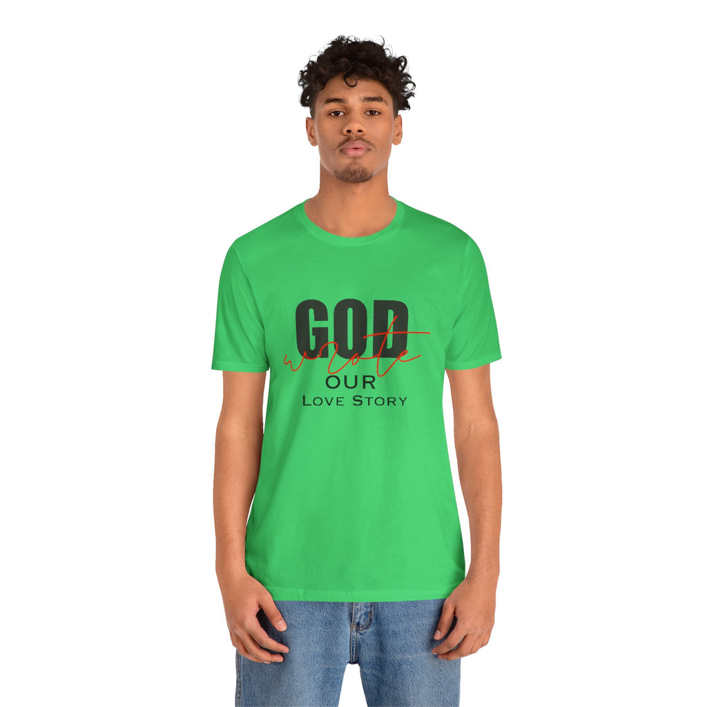 God Wrote Our Love Story Couple's T-Shirt