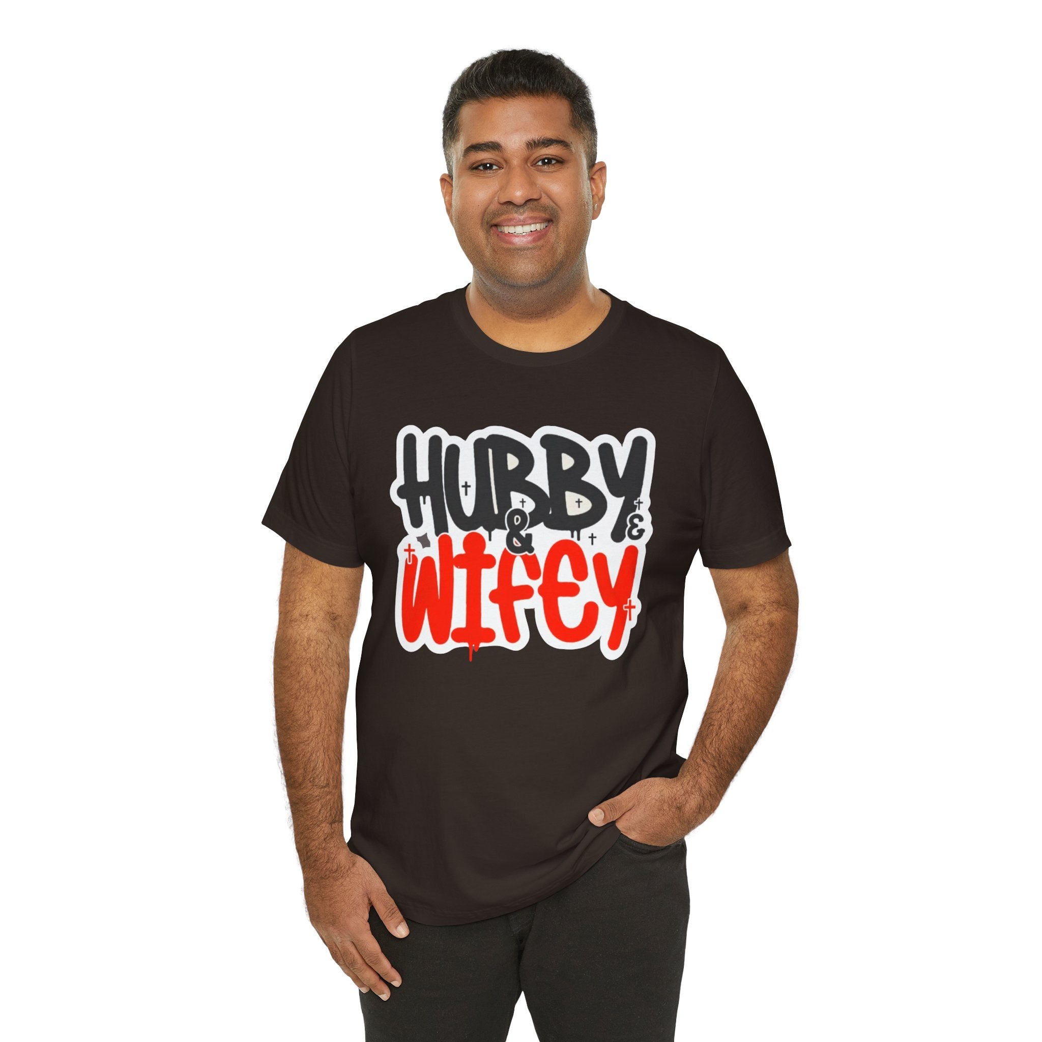 Hubby & Wifey Cute Couple’s Tee