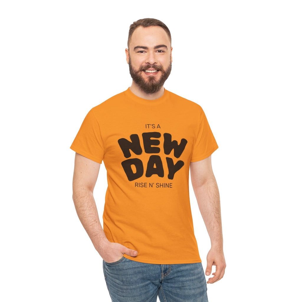 It's a New Day - Renewed And Restored Unisex Heavy Cotton Tee
