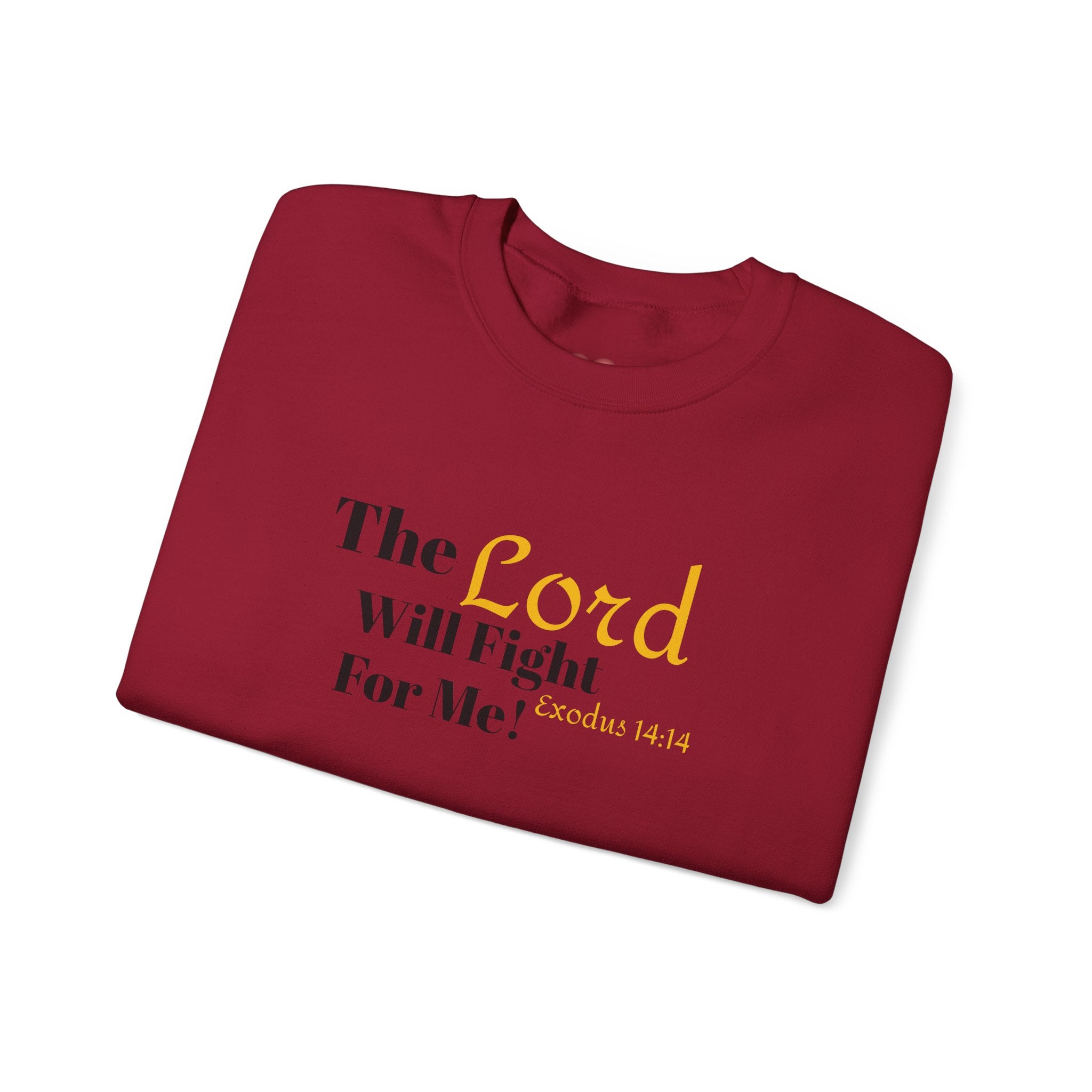 The Lord Will Fight For You Crewneck Sweatshirt