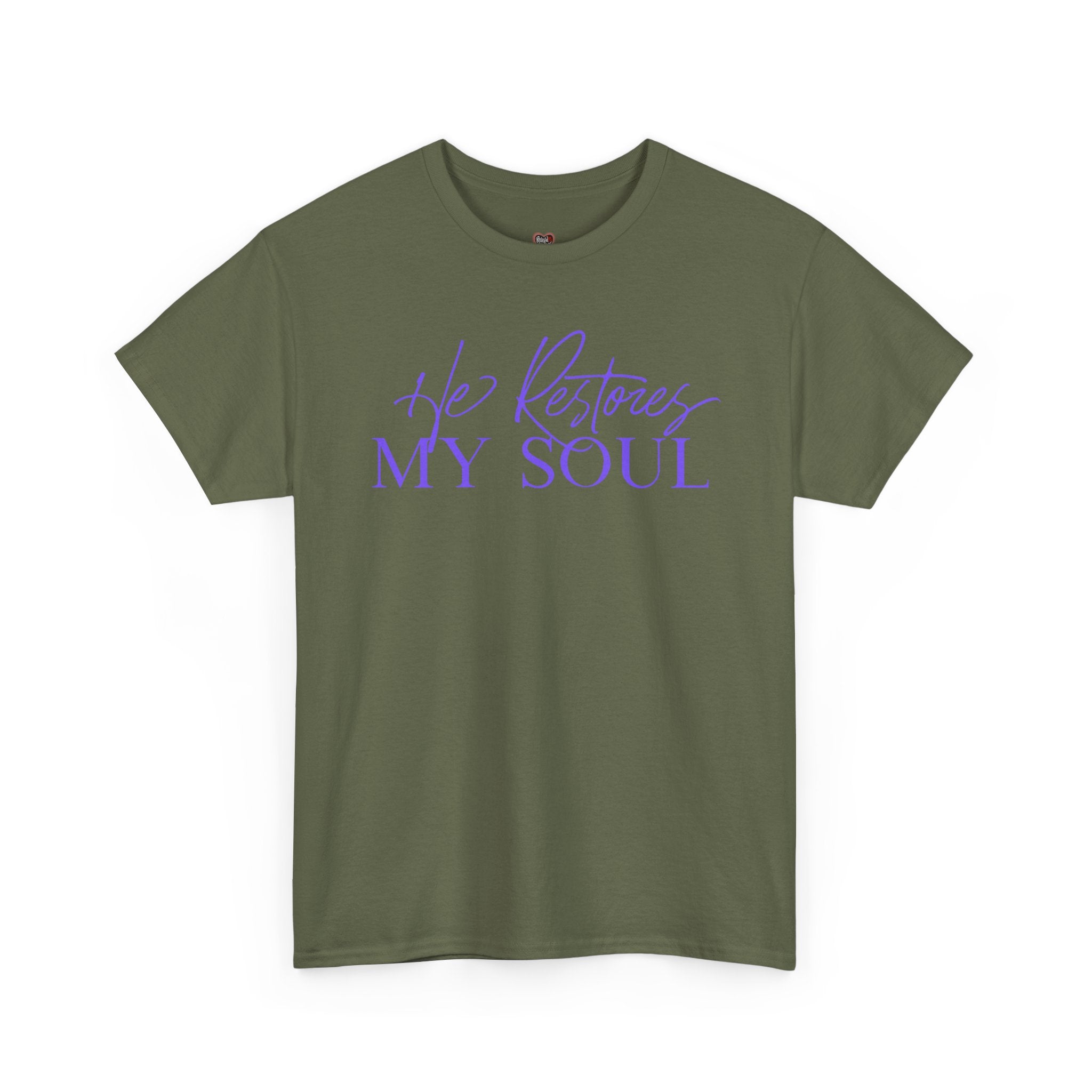He Restores My Soul Faith T-Shirt
