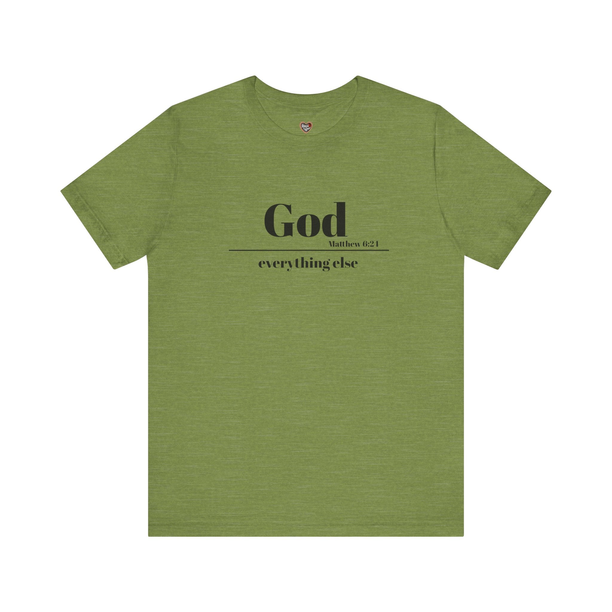 God Then Everything Else Jersey Unisex Tee