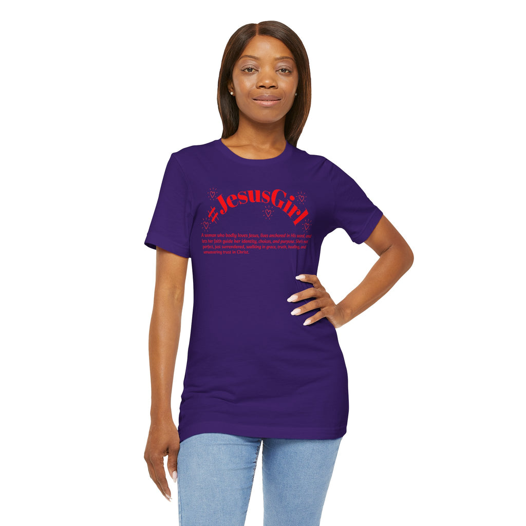 Jesus Girl Definition T-Shirt — #JesusGirl Faith Tee