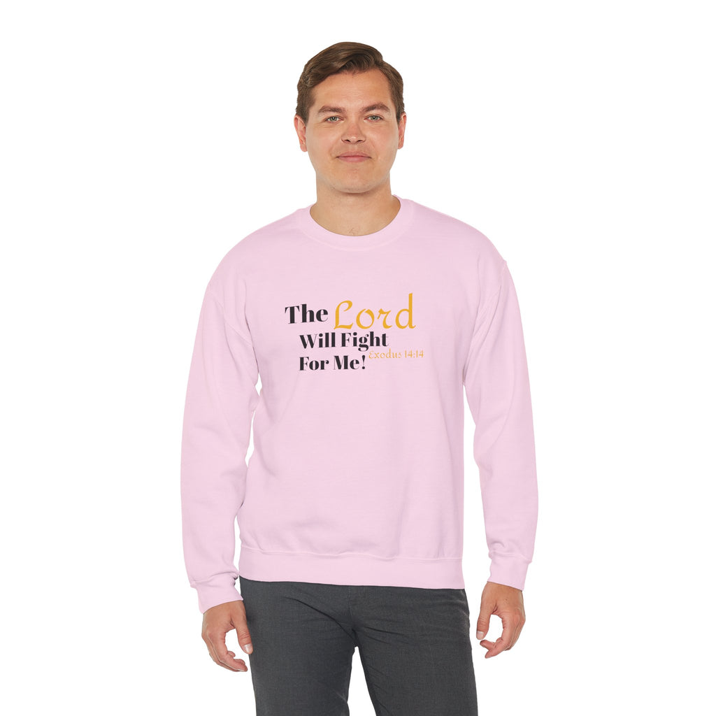 The Lord Will Fight For You Crewneck Sweatshirt