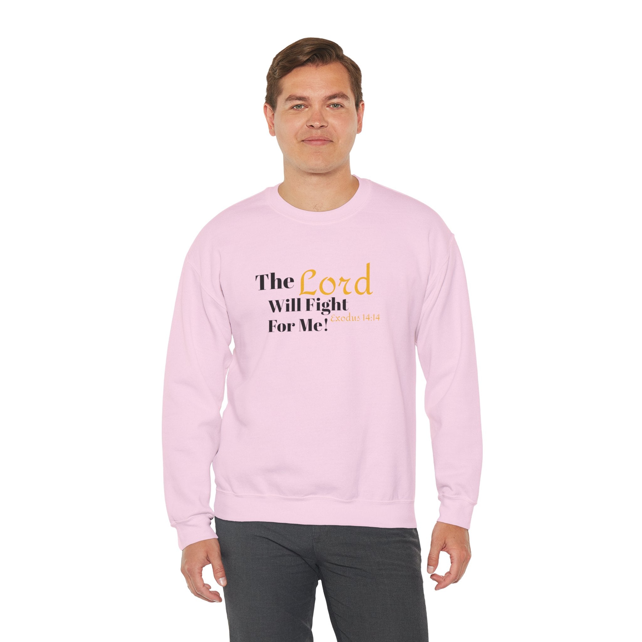 The Lord Will Fight For You Crewneck Sweatshirt