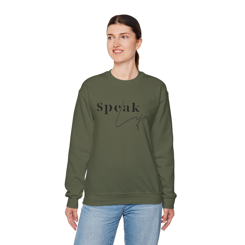 Speak Life Over Yourself Unisex Sweatshirt