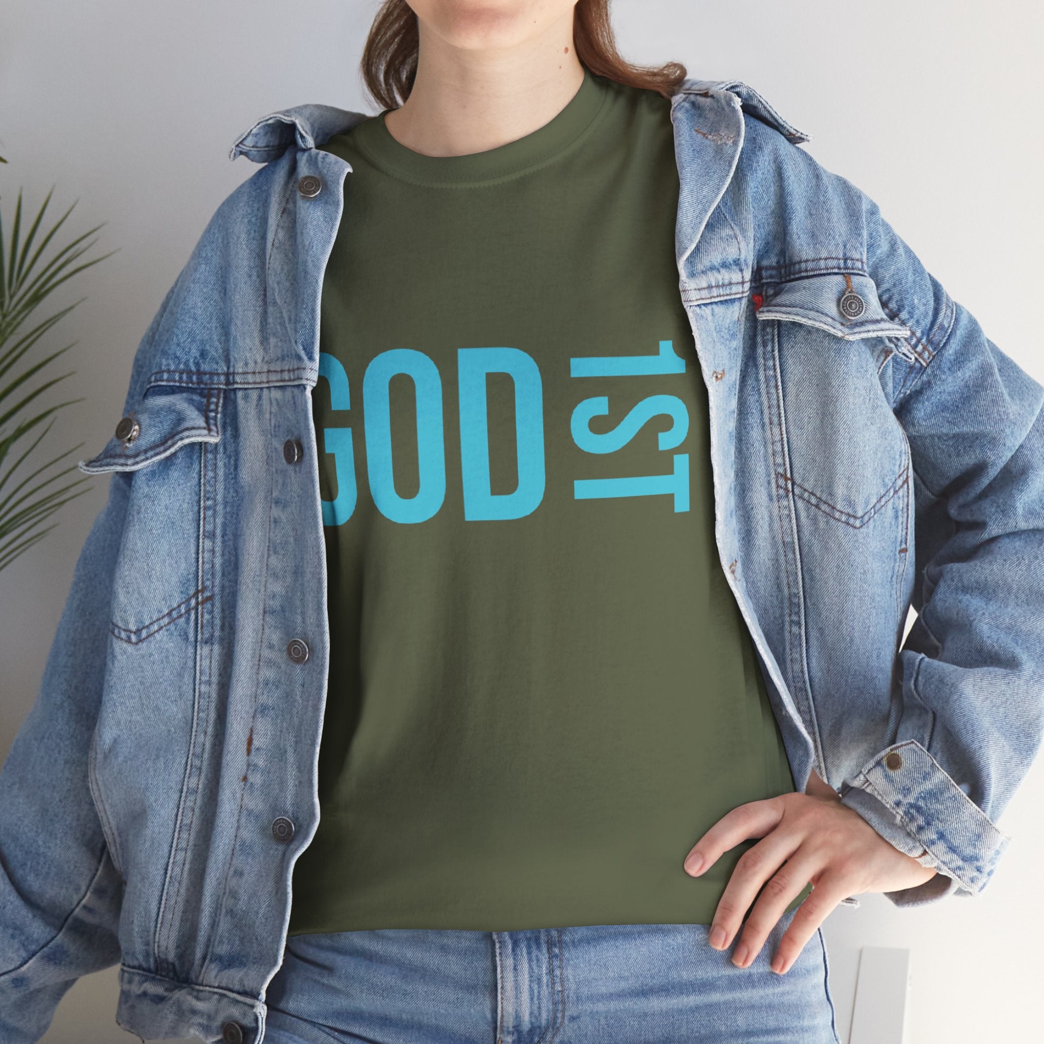 God 1st- Then Me Unisex Heavy Cotton Tee