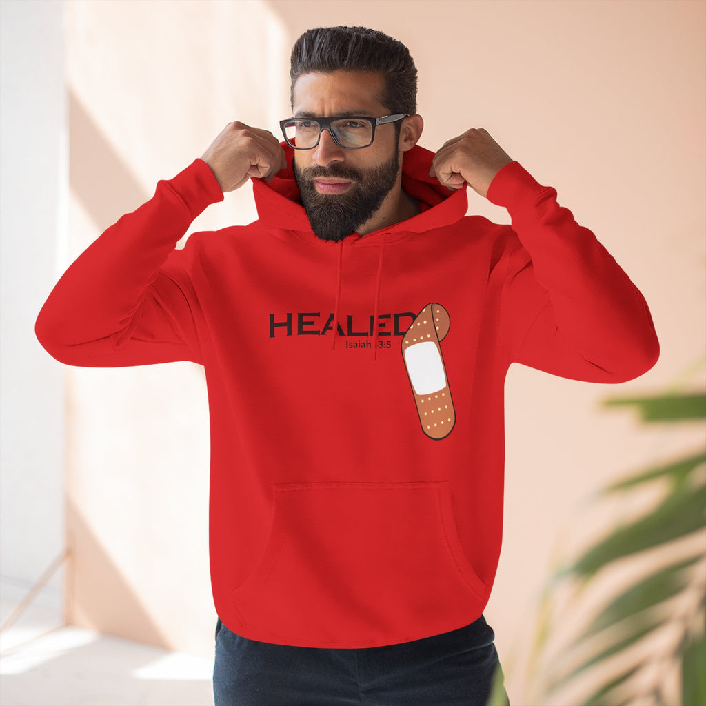 Healing Is Done - Isaiah 53:5 Unisex Fleece Hoodie