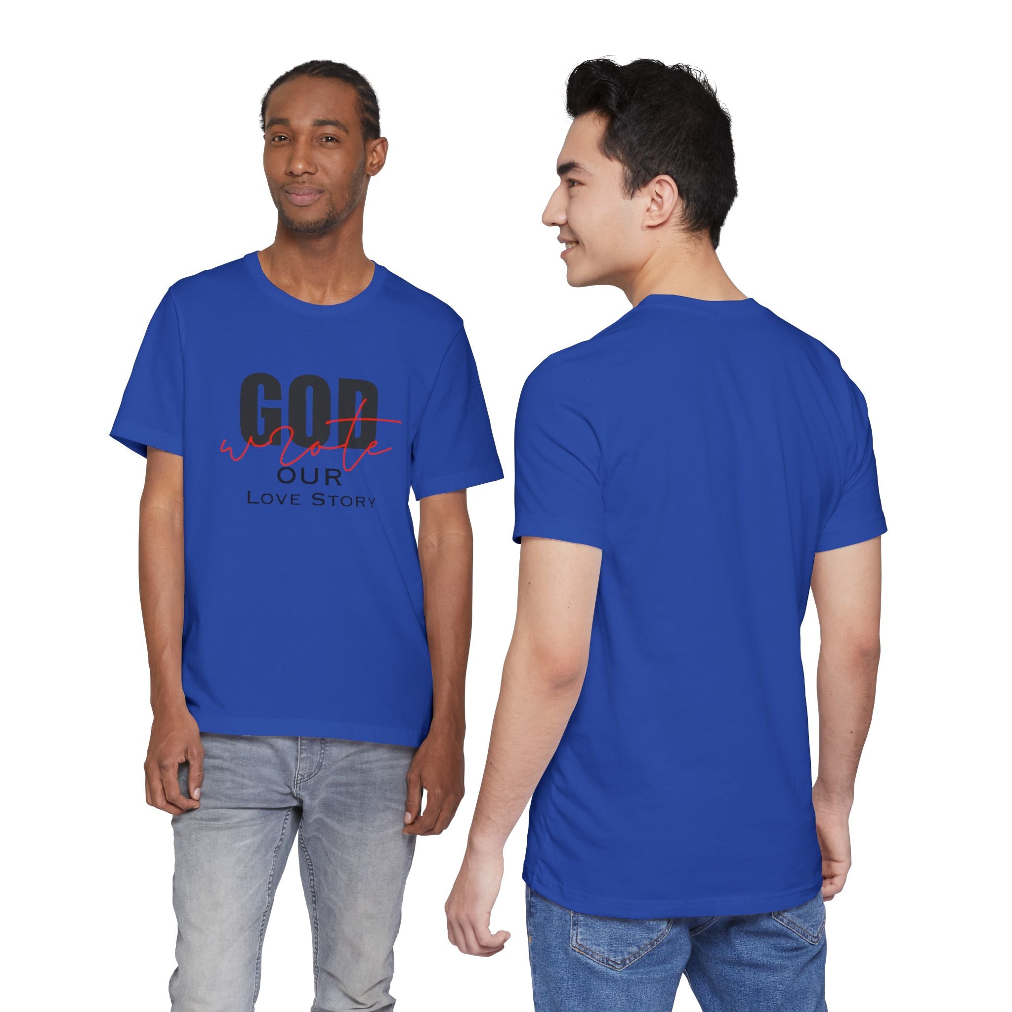 God Wrote Our Love Story Couple's T-Shirt