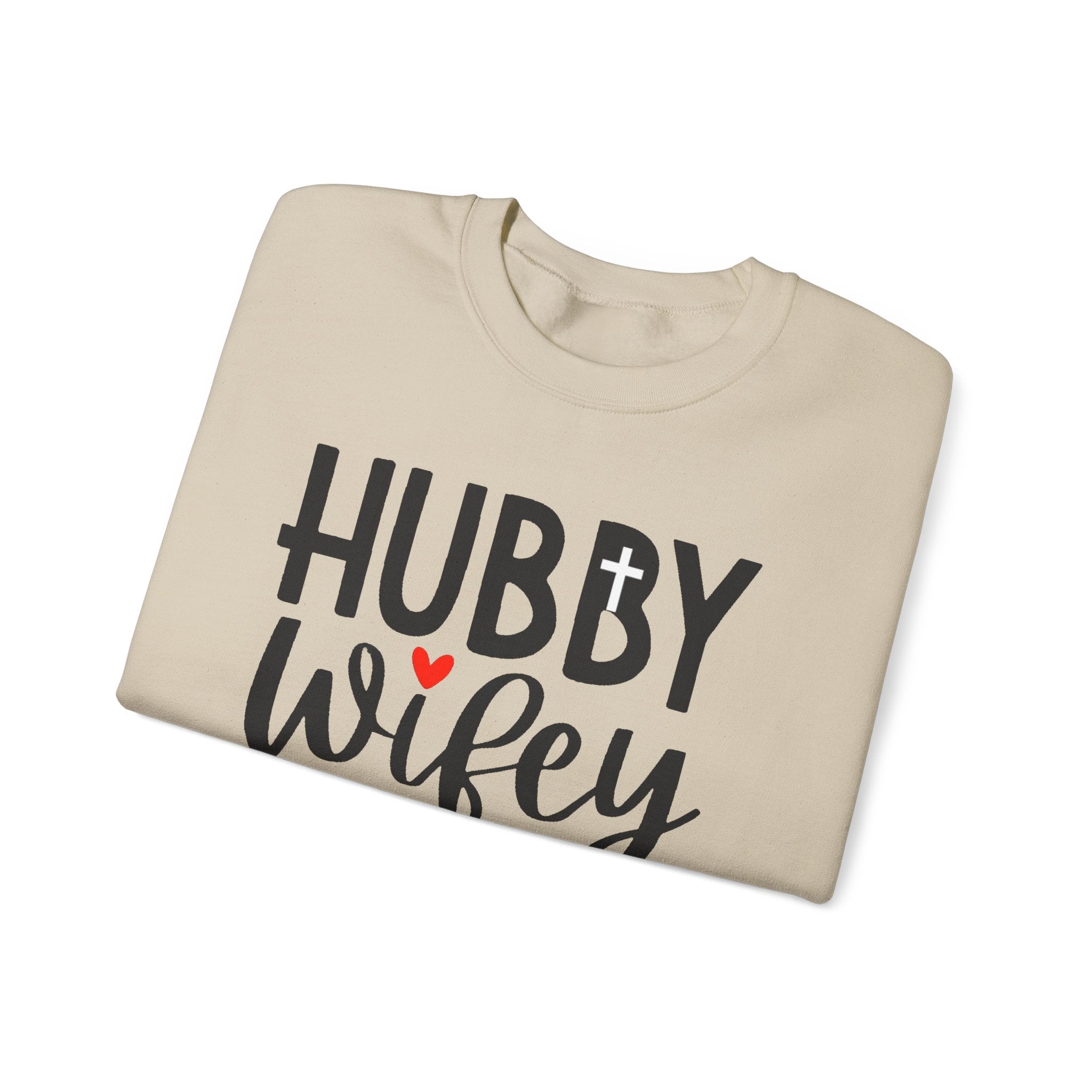 Hubby Wifey Faith Crewneck Couple’s Sweatshirt