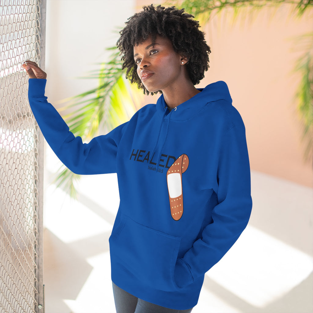 Healing Is Done - Isaiah 53:5 Unisex Fleece Hoodie