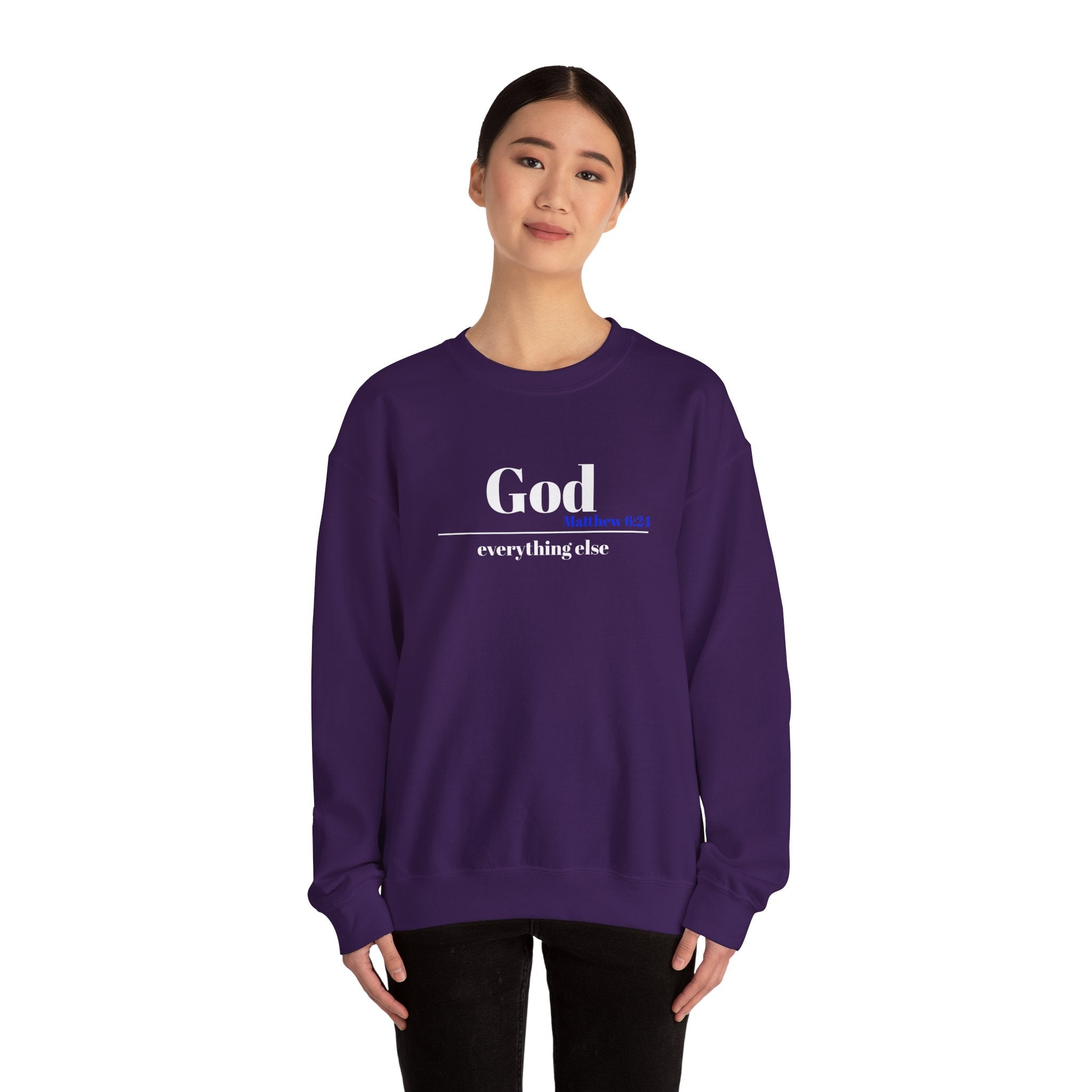 God Then Everything Else Crewneck Sweatshirt