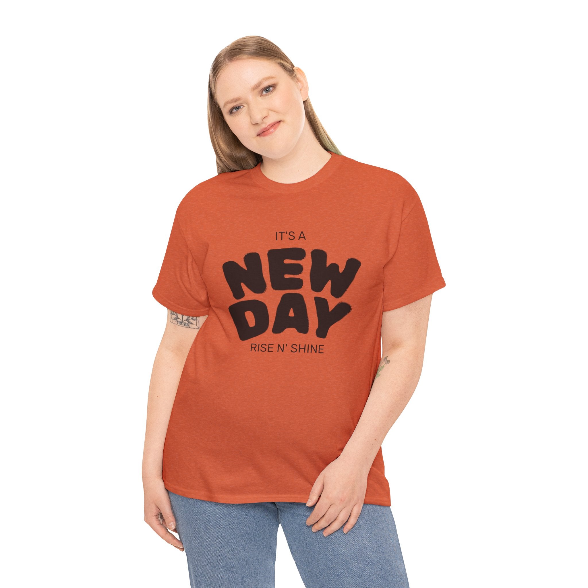 It's a New Day - Renewed And Restored Unisex Heavy Cotton Tee