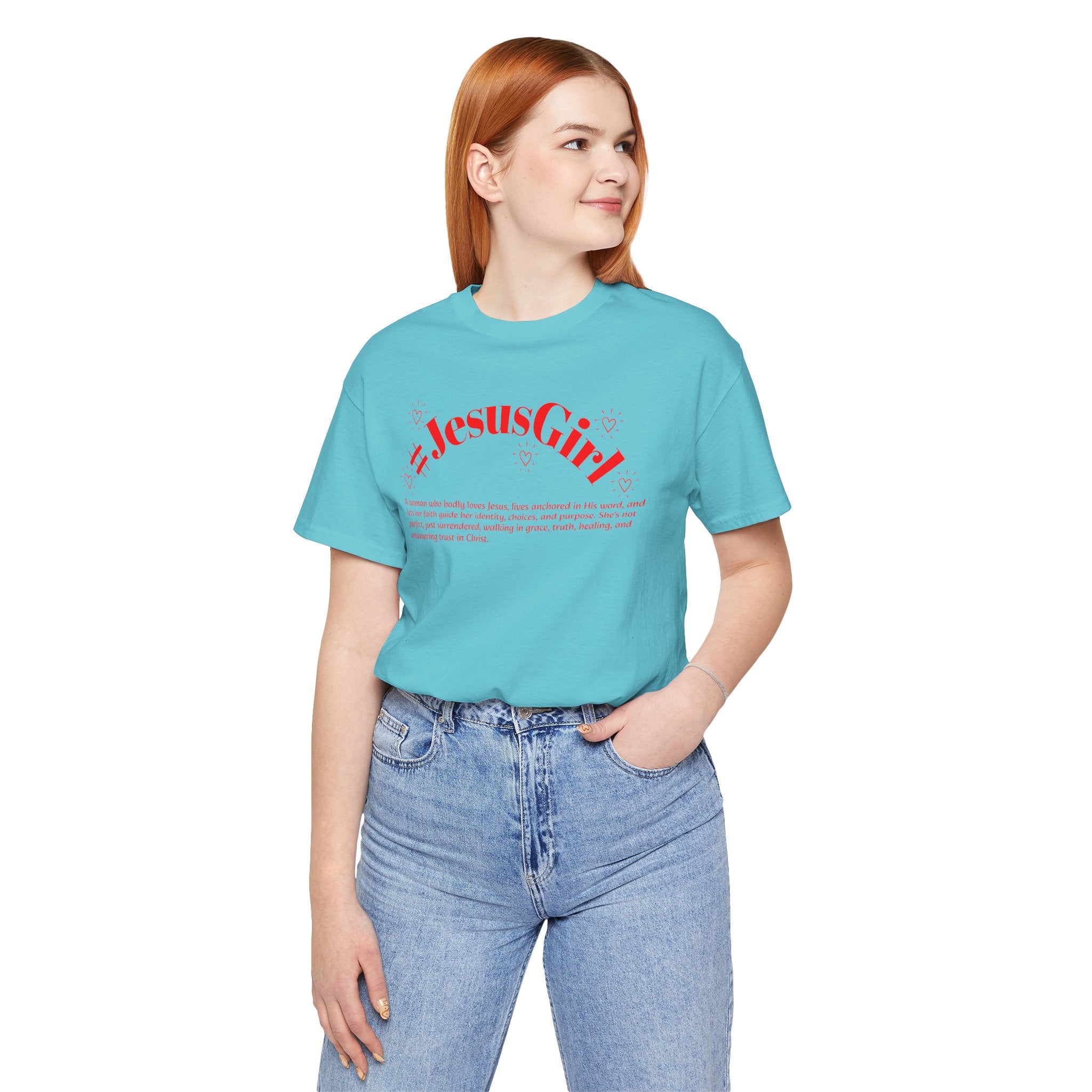 Jesus Girl Definition T-Shirt — #JesusGirl Faith Tee