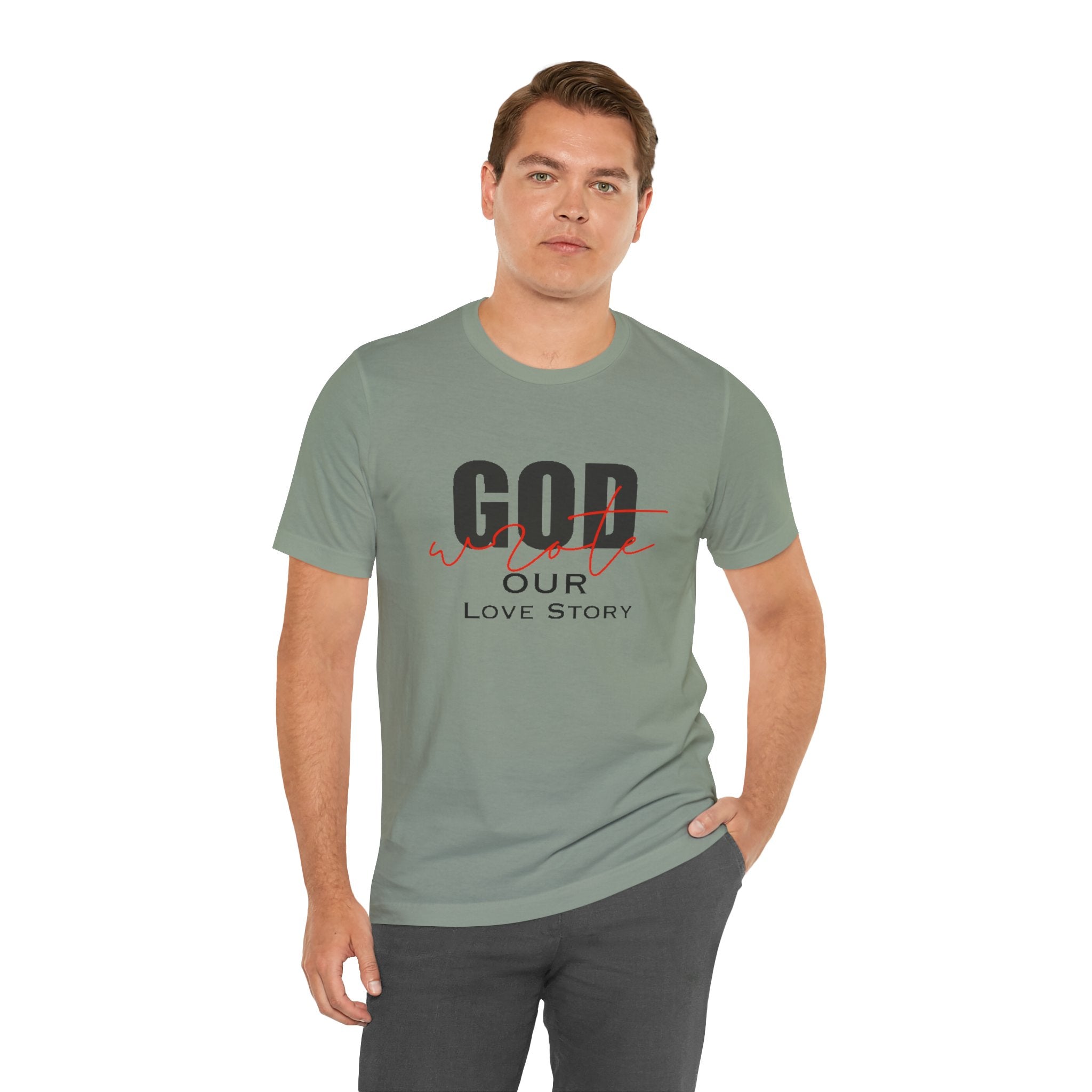 God Wrote Our Love Story Couple's T-Shirt