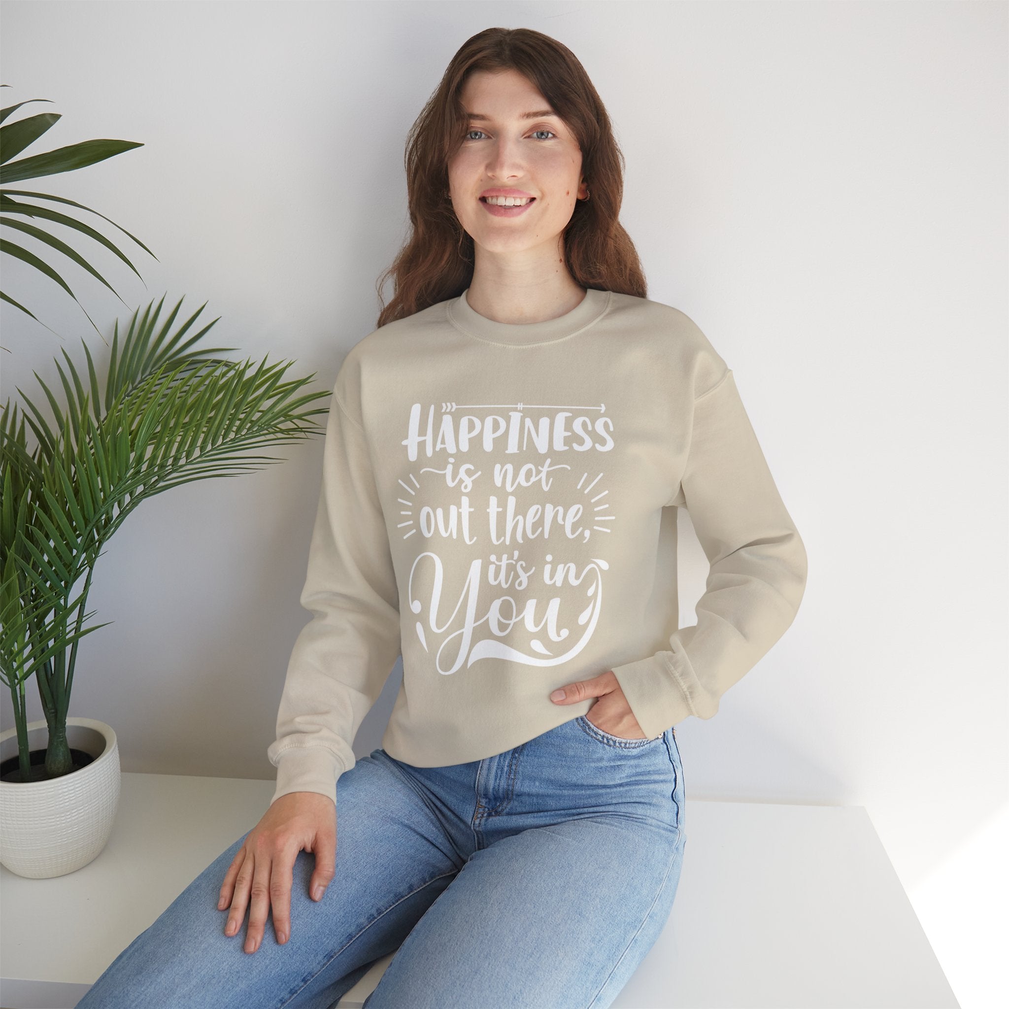 Happiness Is In You Crewneck Sweatshirt