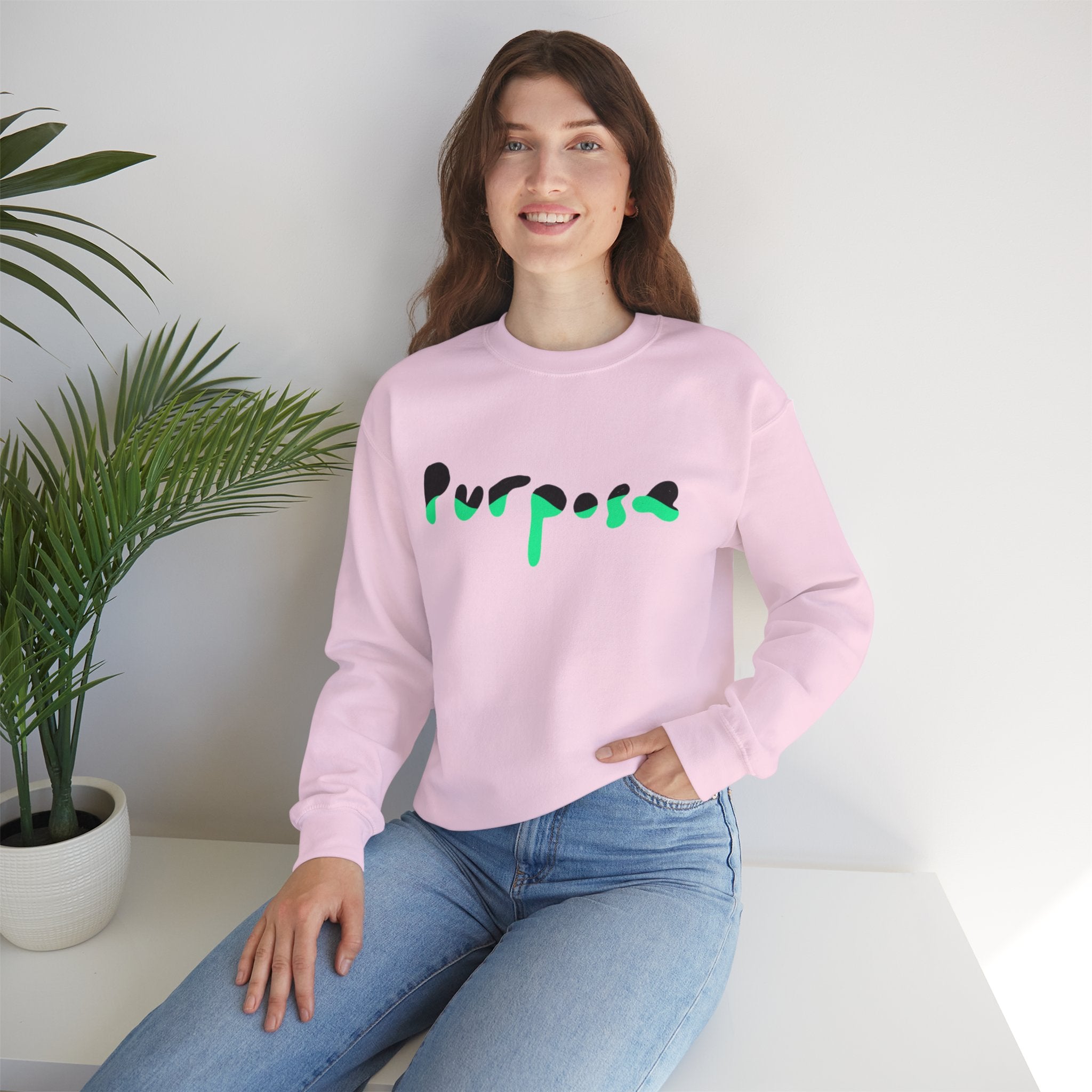 Purpose Driven Crewneck Unisex Sweatshirt