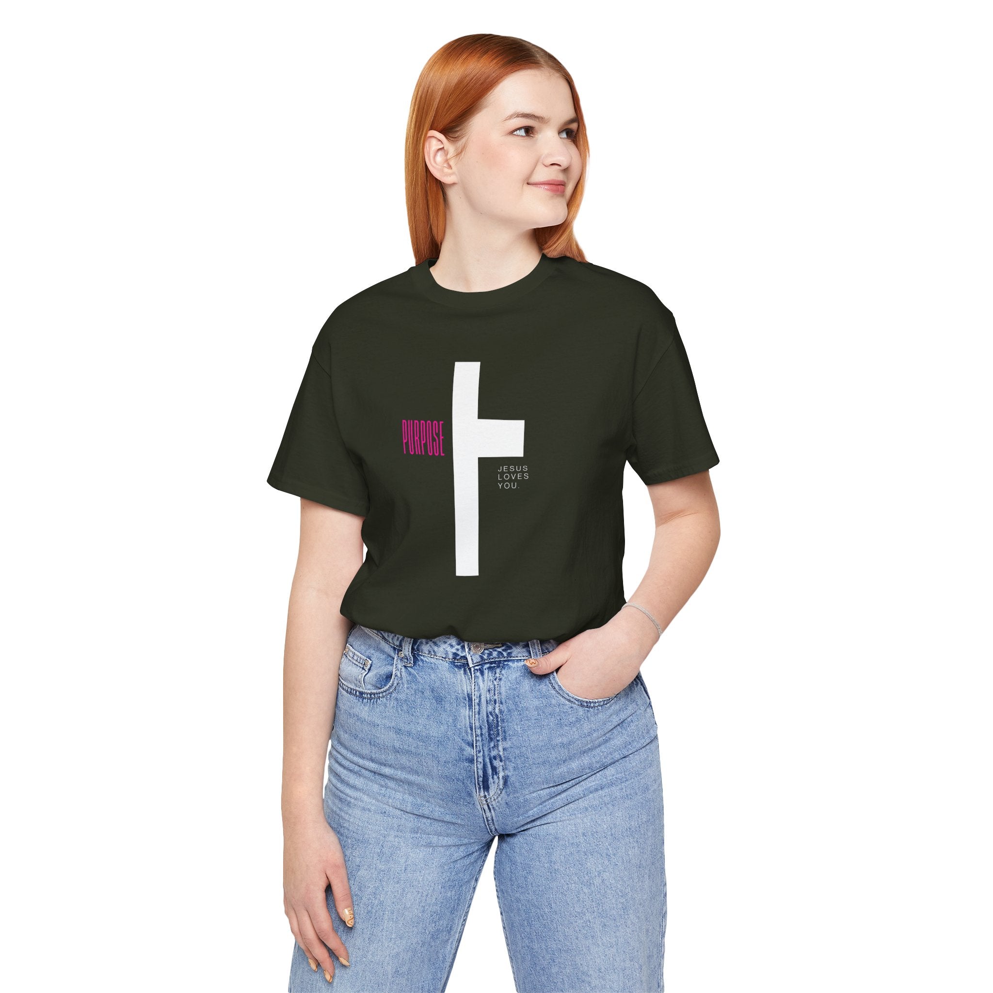 Walk With A Purpose Cross Graphic T-Shirt