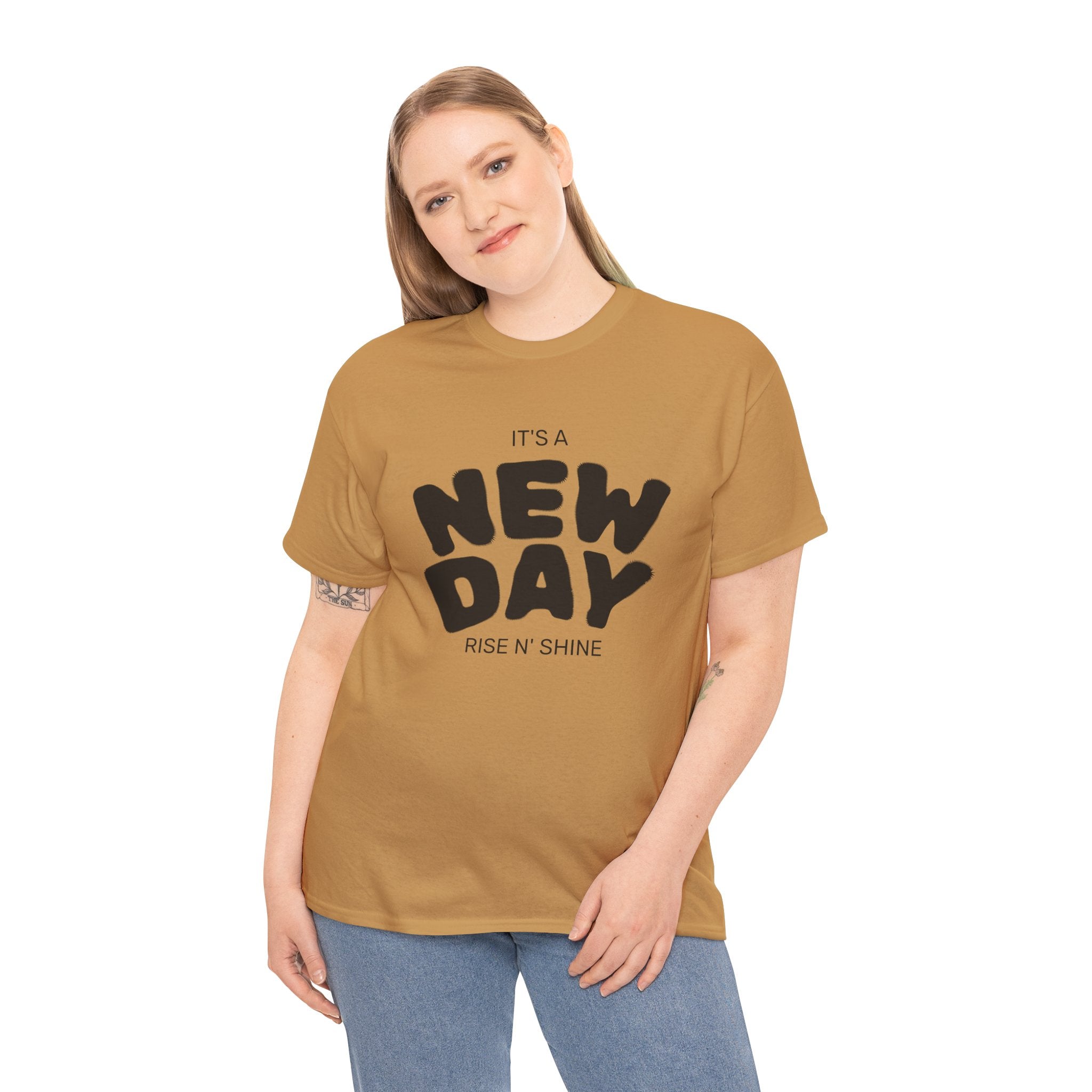 It's a New Day - Renewed And Restored Unisex Heavy Cotton Tee