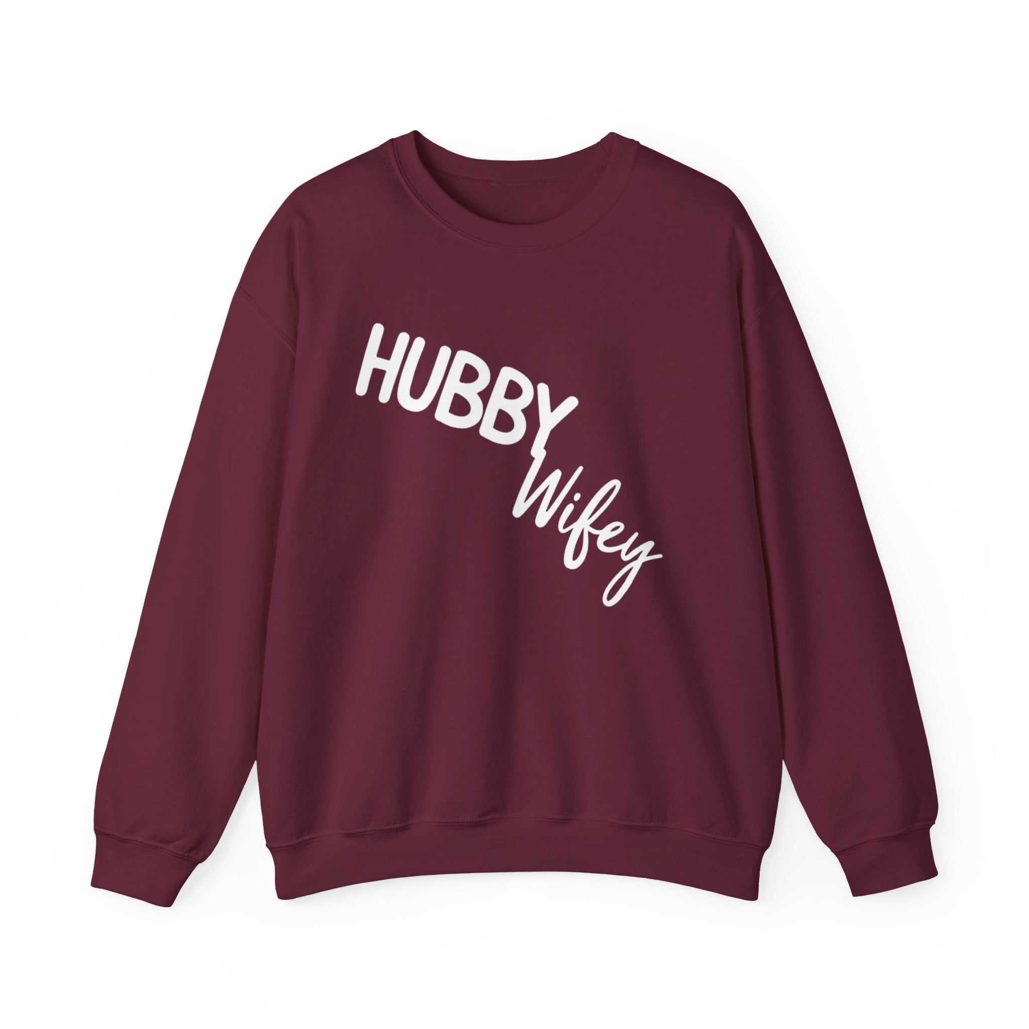 Hubby Wifey Crewneck Couple’s Sweatshirt