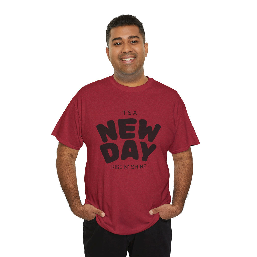 It's a New Day - Renewed And Restored Unisex Heavy Cotton Tee