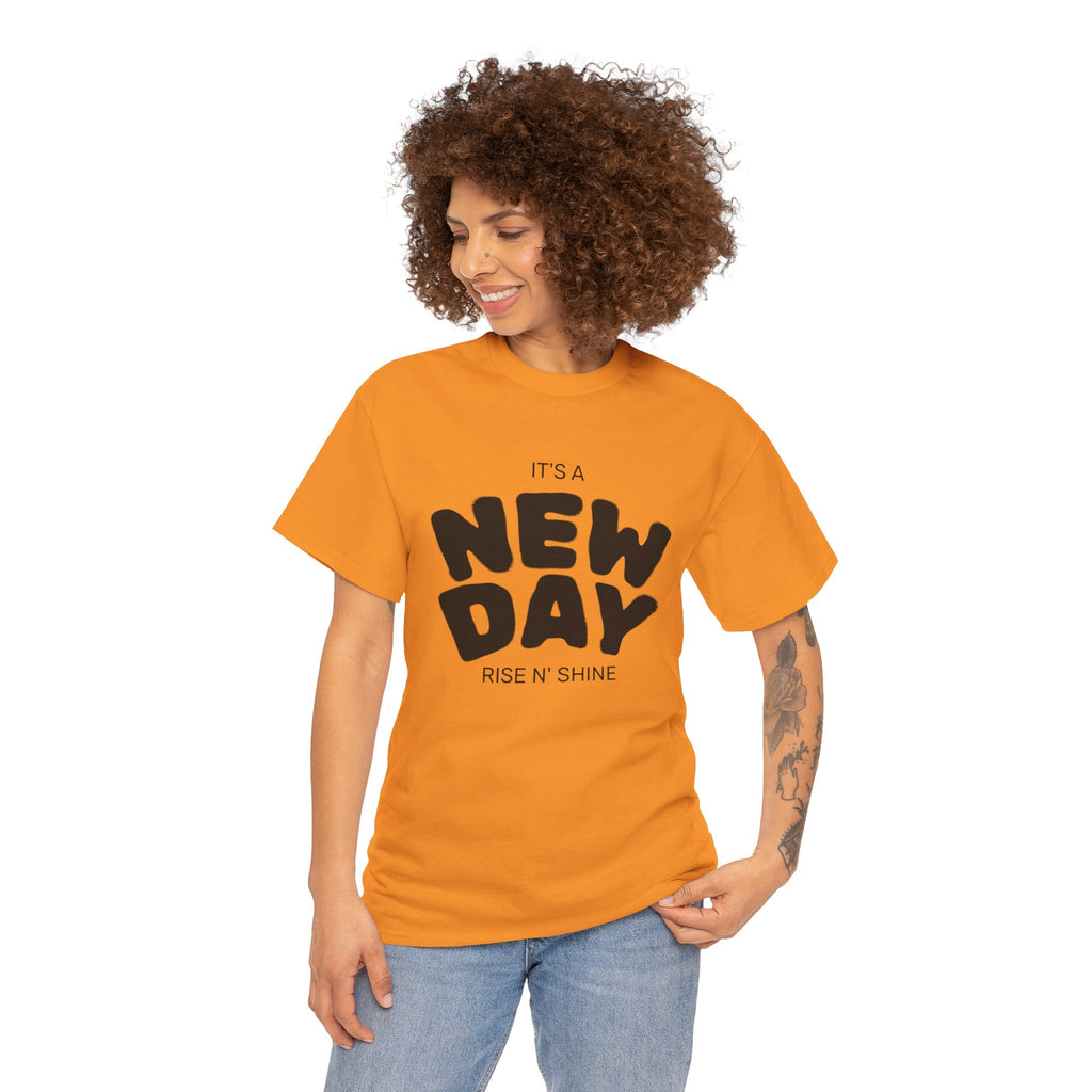 It's a New Day - Renewed And Restored Unisex Heavy Cotton Tee
