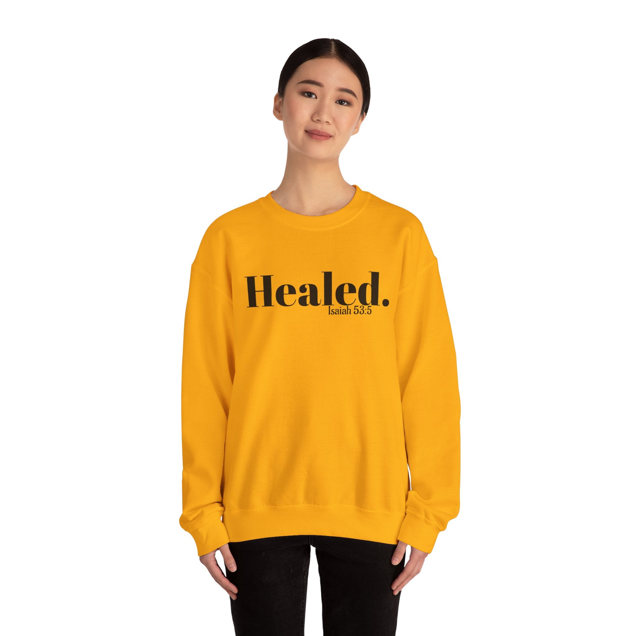 Healed. And Renewed Unisex Crewneck Sweatshirt