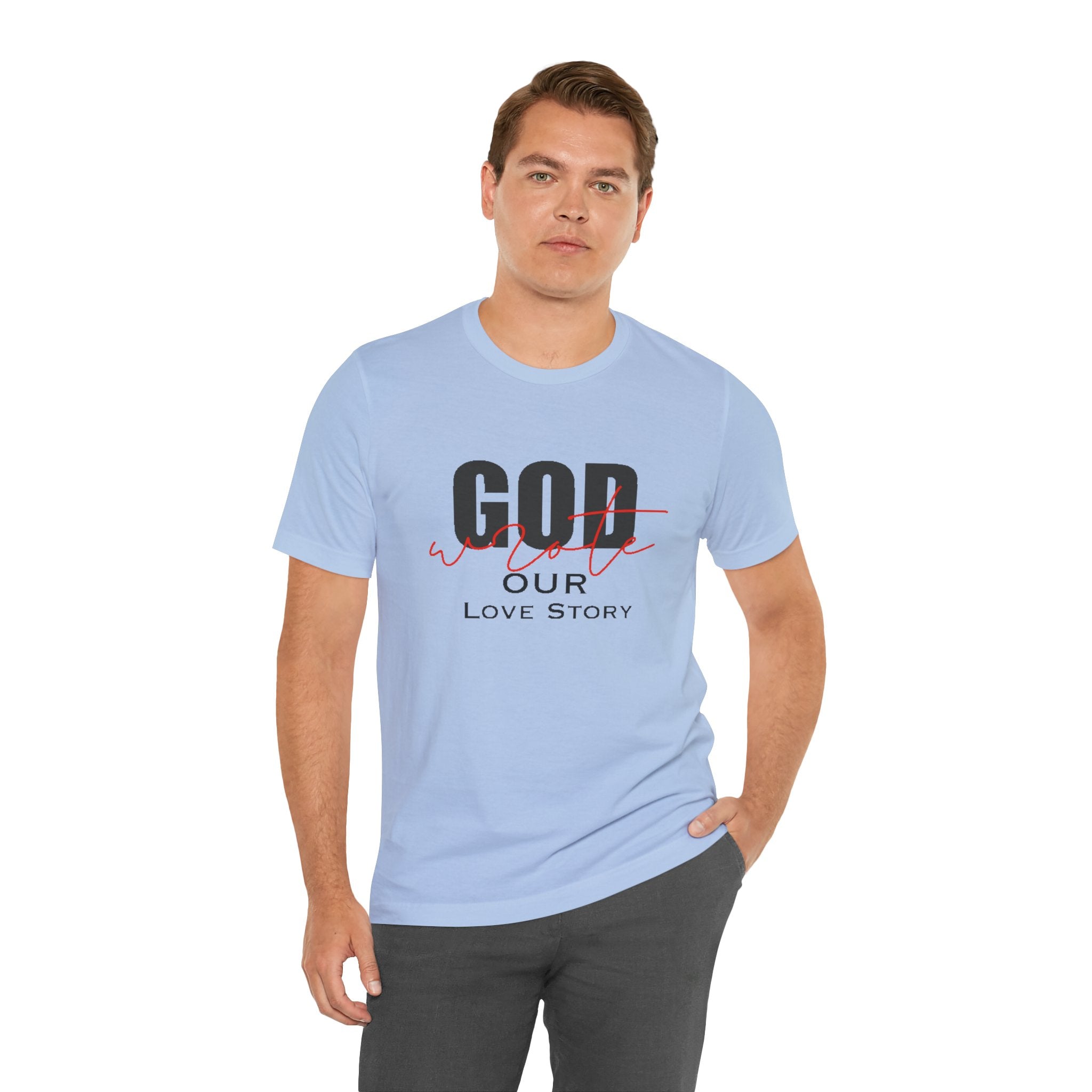 God Wrote Our Love Story Couple's T-Shirt