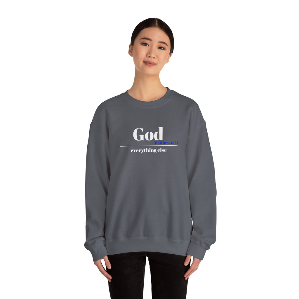God Then Everything Else Crewneck Sweatshirt