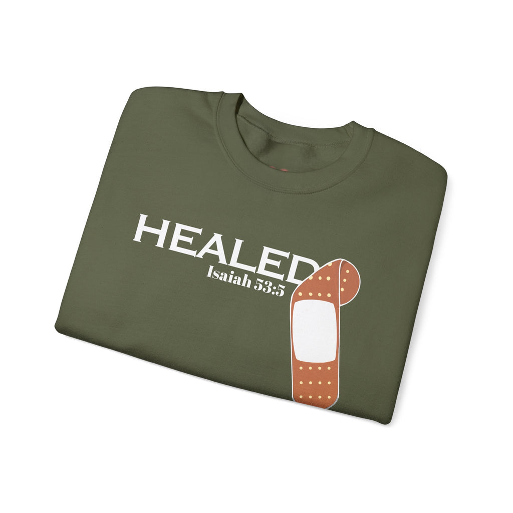 Healing Is Done- Isaiah 53:5 Unisex Sweatshirt