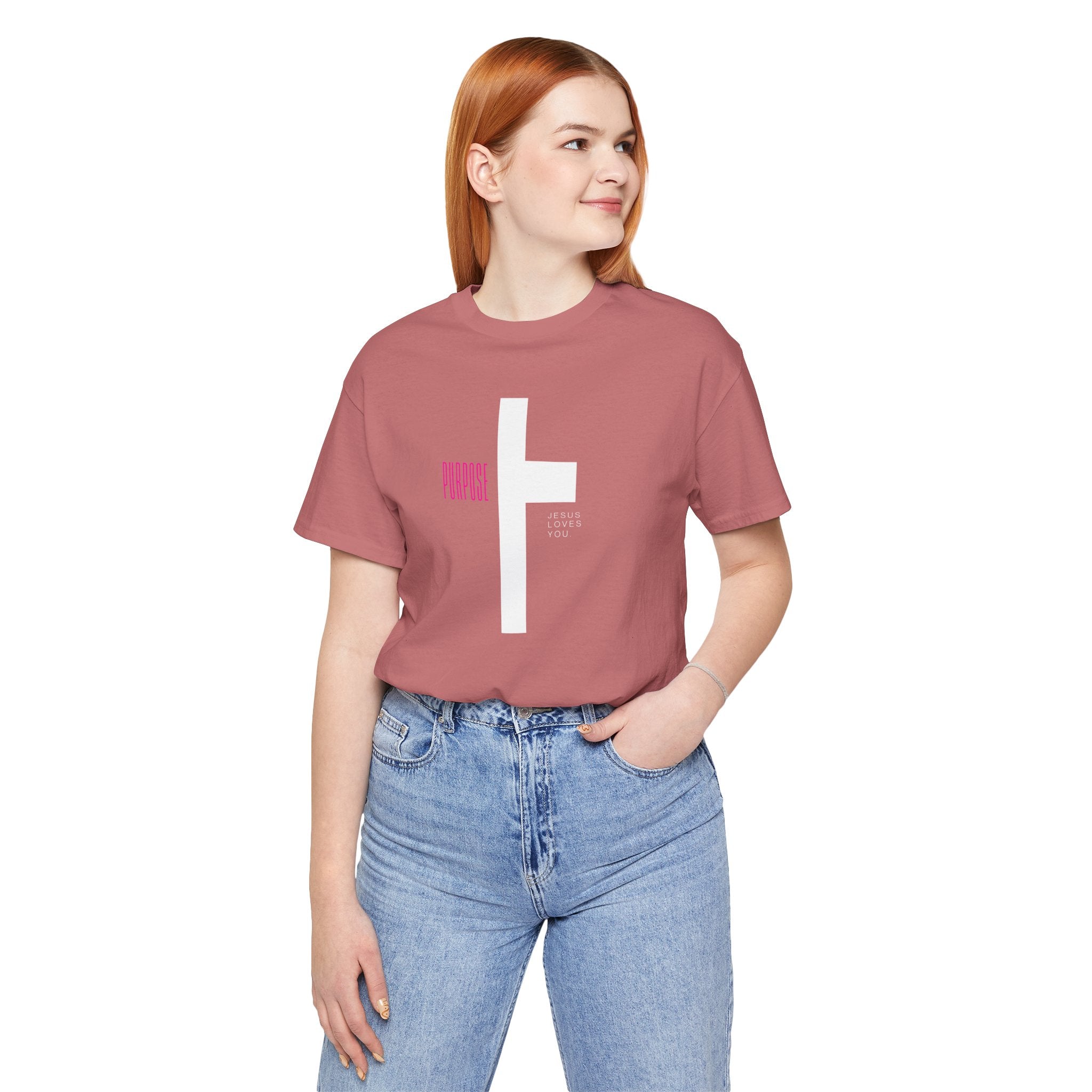 Walk With A Purpose Cross Graphic T-Shirt