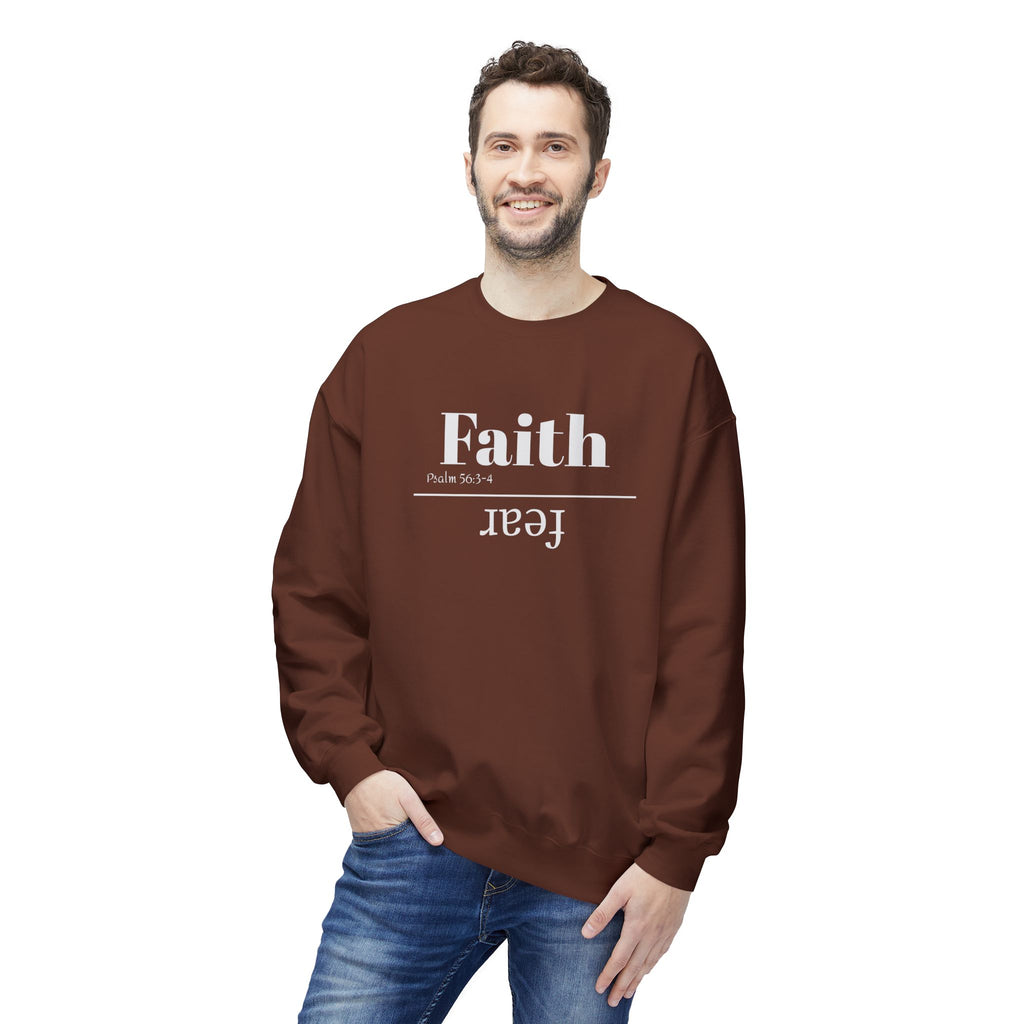 Faith Is Bigger Than Fear Unisex Sweatshirt