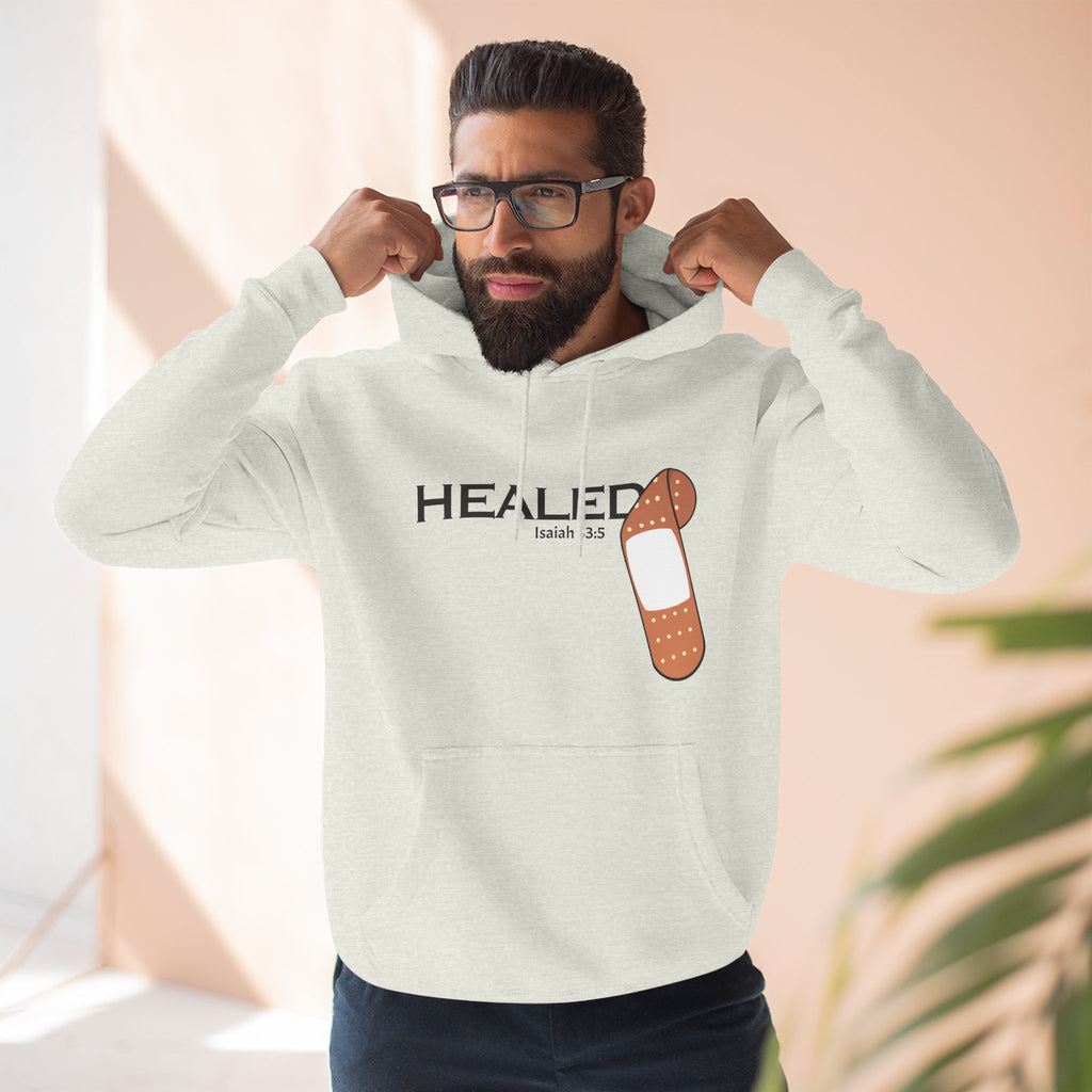 Healing Is Done - Isaiah 53:5 Unisex Fleece Hoodie