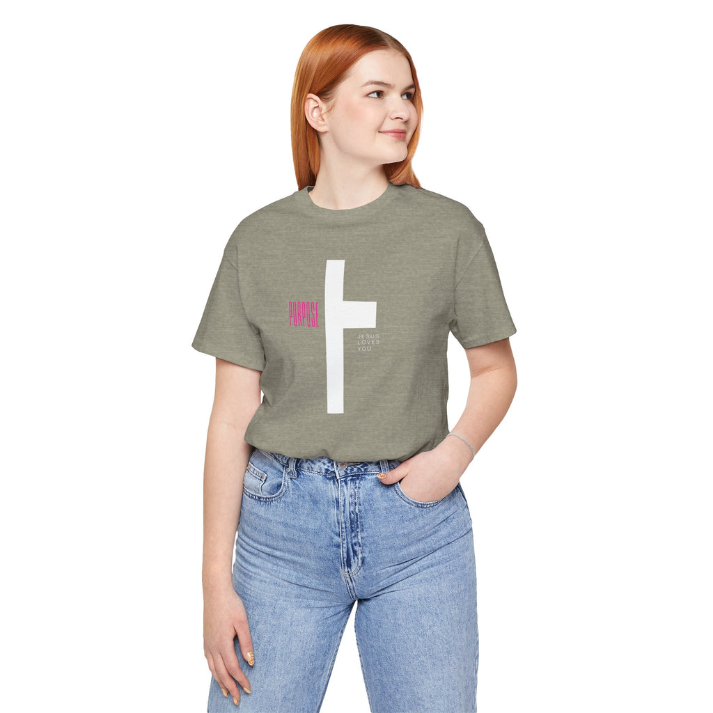 Walk With A Purpose Cross Graphic T-Shirt