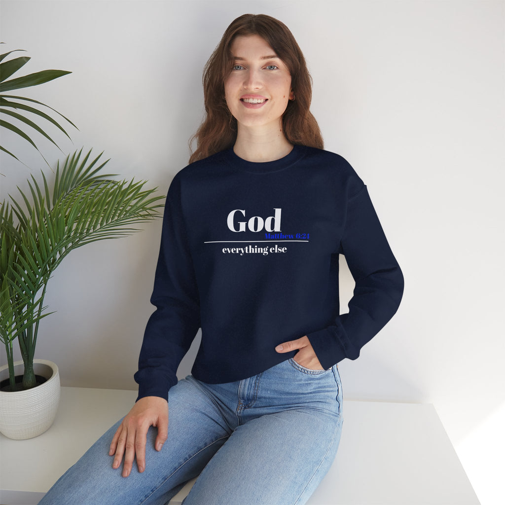 God Then Everything Else Crewneck Sweatshirt