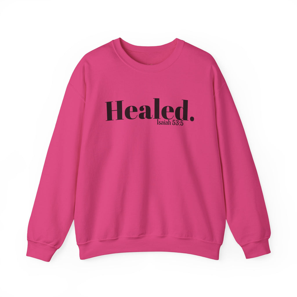 Healed. And Renewed Unisex Crewneck Sweatshirt