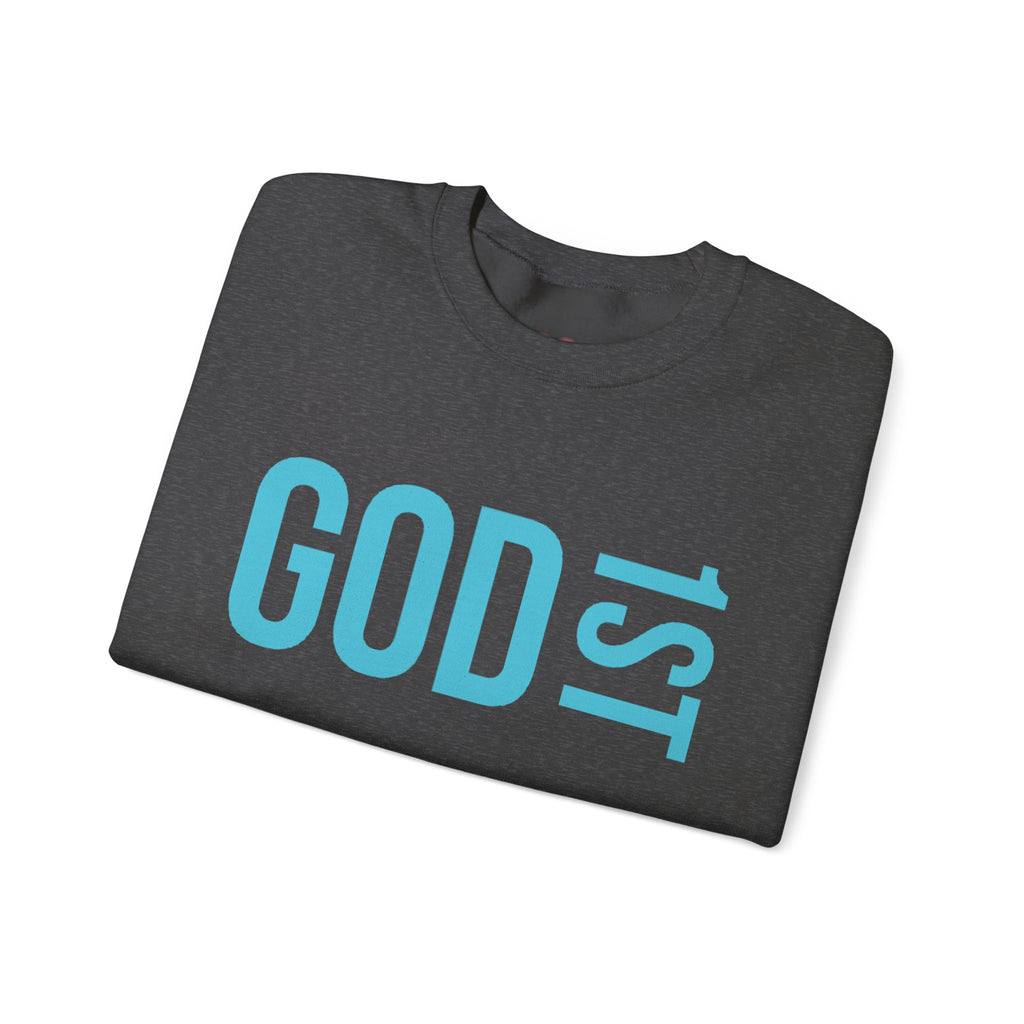 God 1st -Then Me Unisex Crewneck Sweatshirt