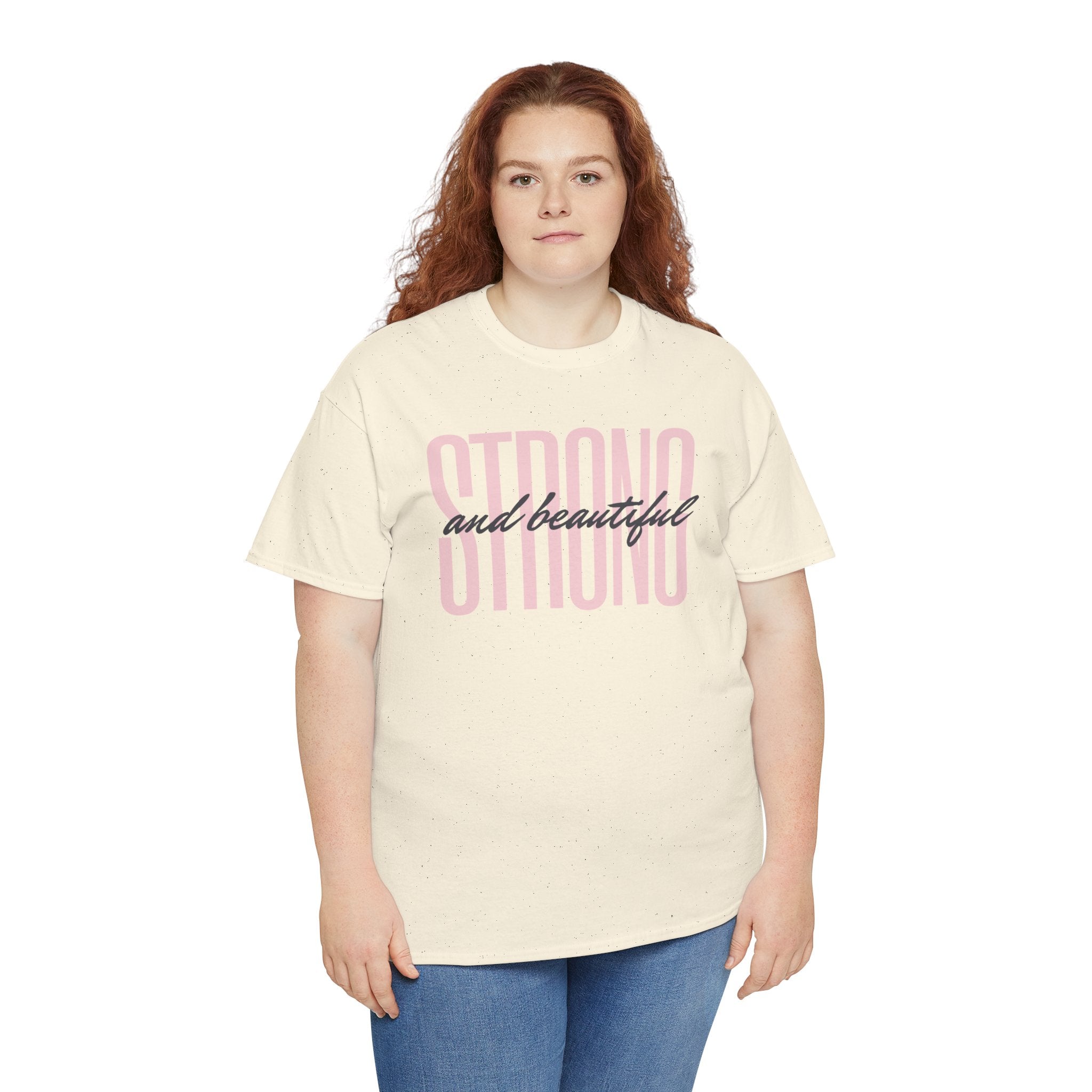Strong and Beautiful In Christ Faith Graphic Tee