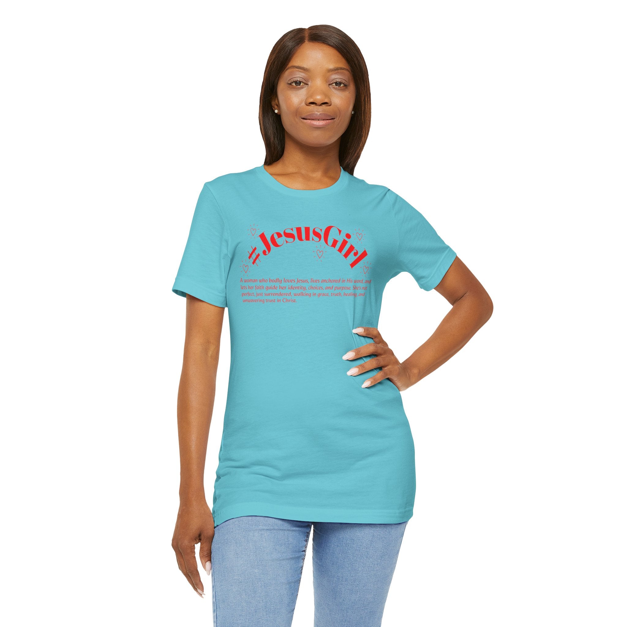 Jesus Girl Definition T-Shirt — #JesusGirl Faith Tee