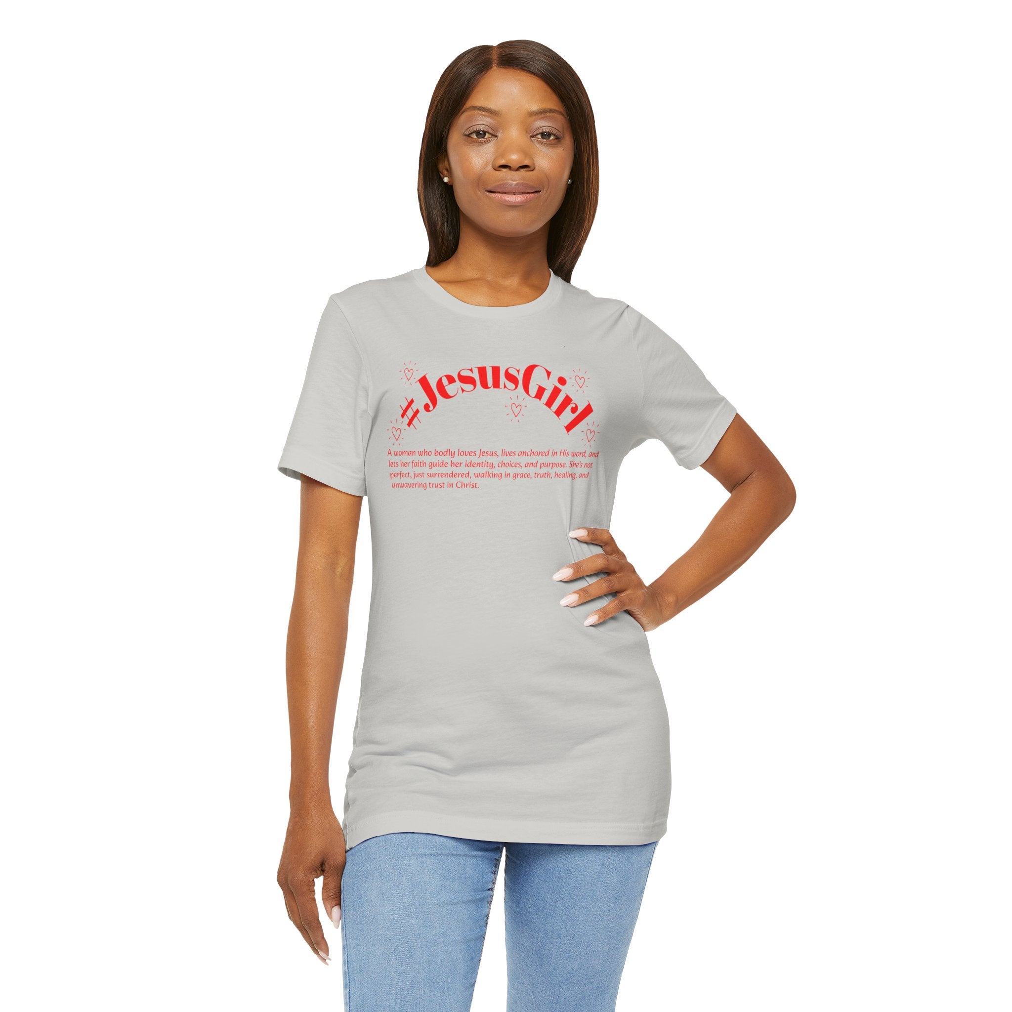 Jesus Girl Definition T-Shirt — #JesusGirl Faith Tee