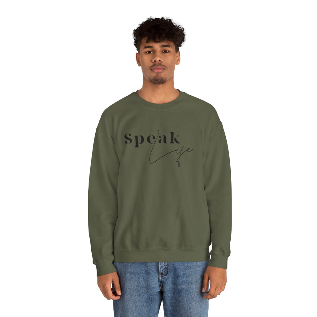 Speak Life Over Yourself Unisex Sweatshirt