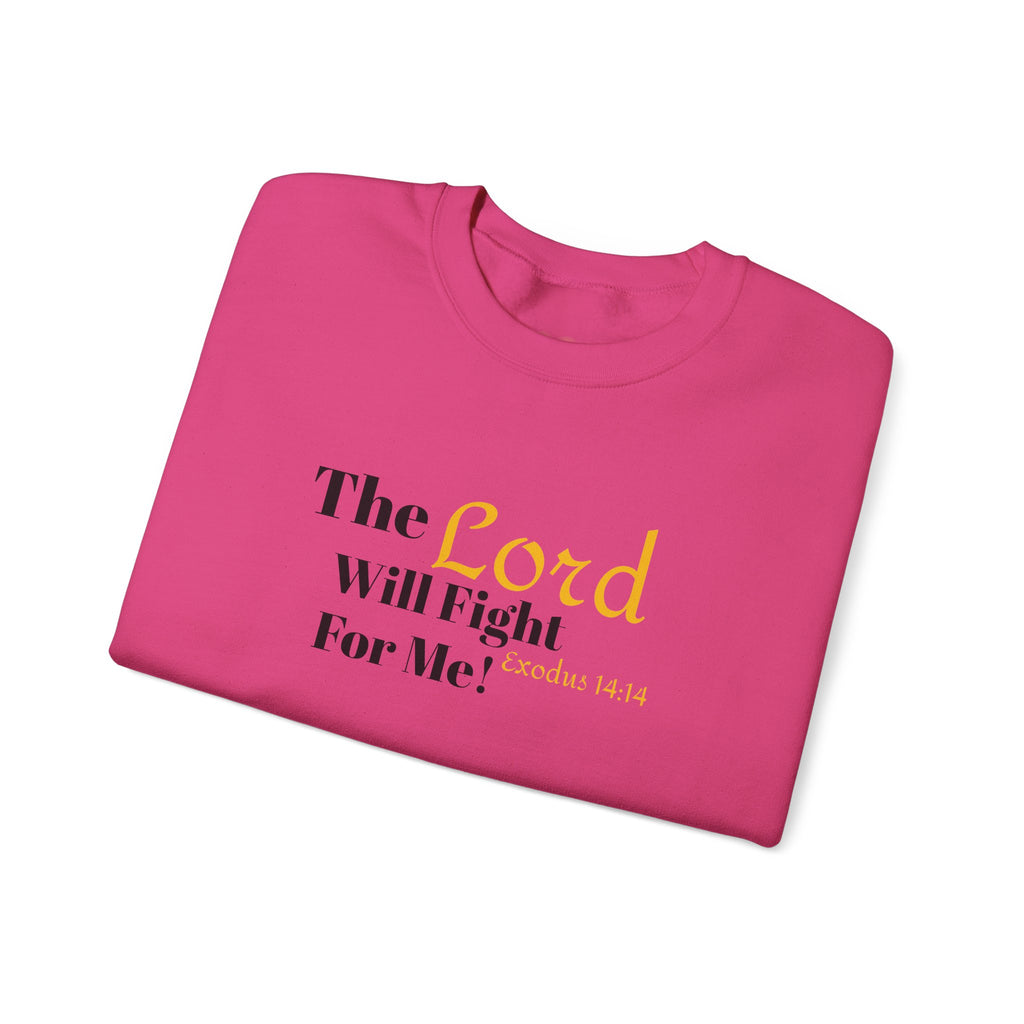 The Lord Will Fight For You Crewneck Sweatshirt