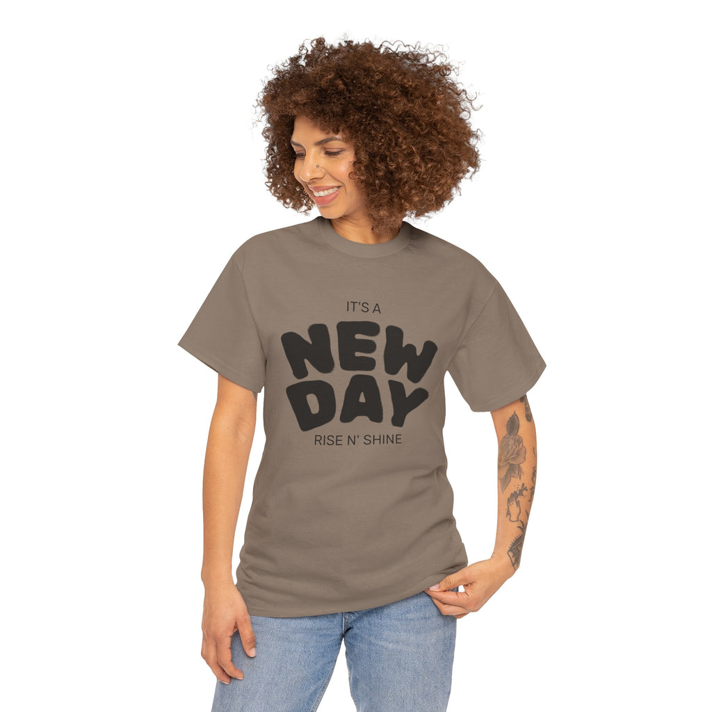 It's a New Day - Renewed And Restored Unisex Heavy Cotton Tee