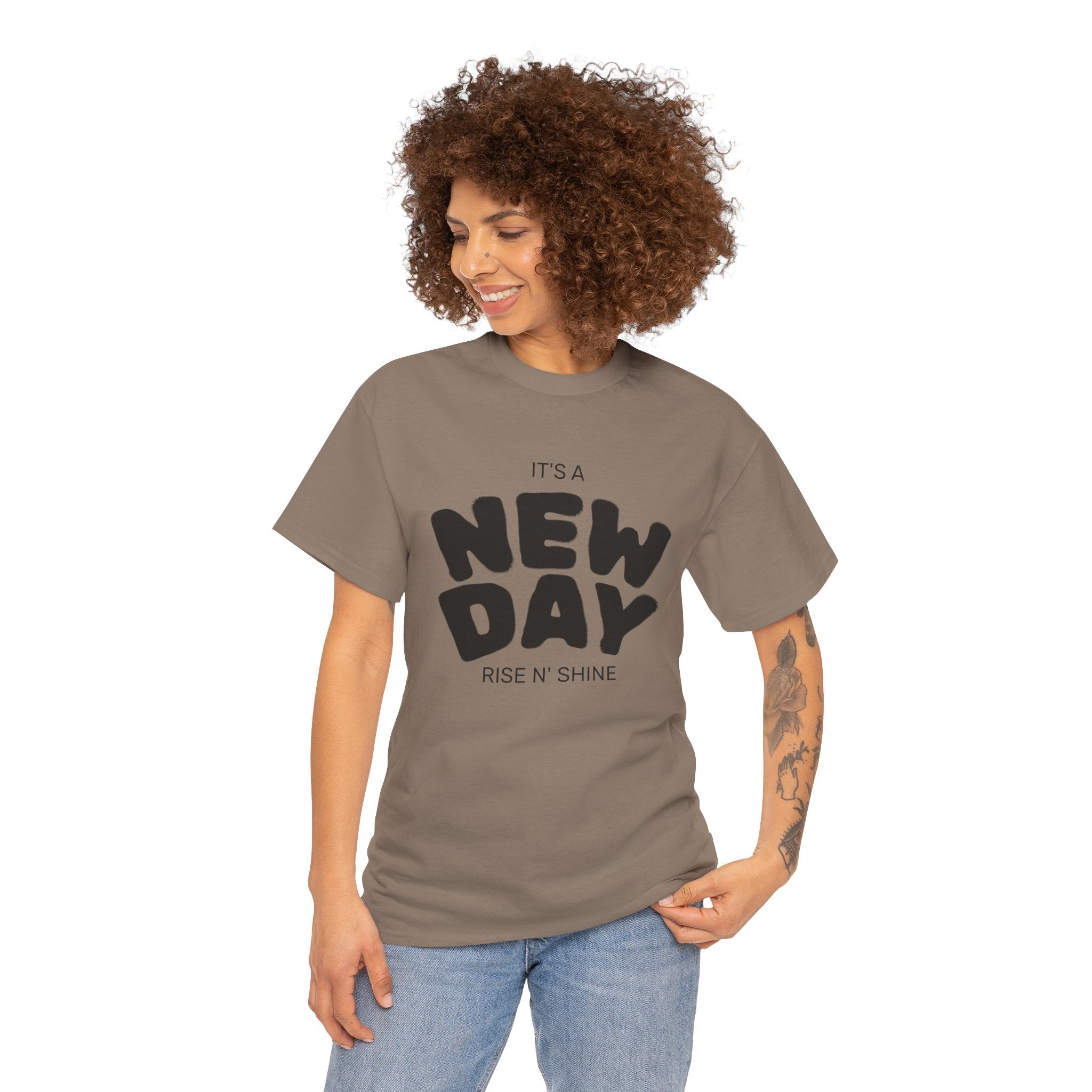 It's a New Day - Renewed And Restored Unisex Heavy Cotton Tee