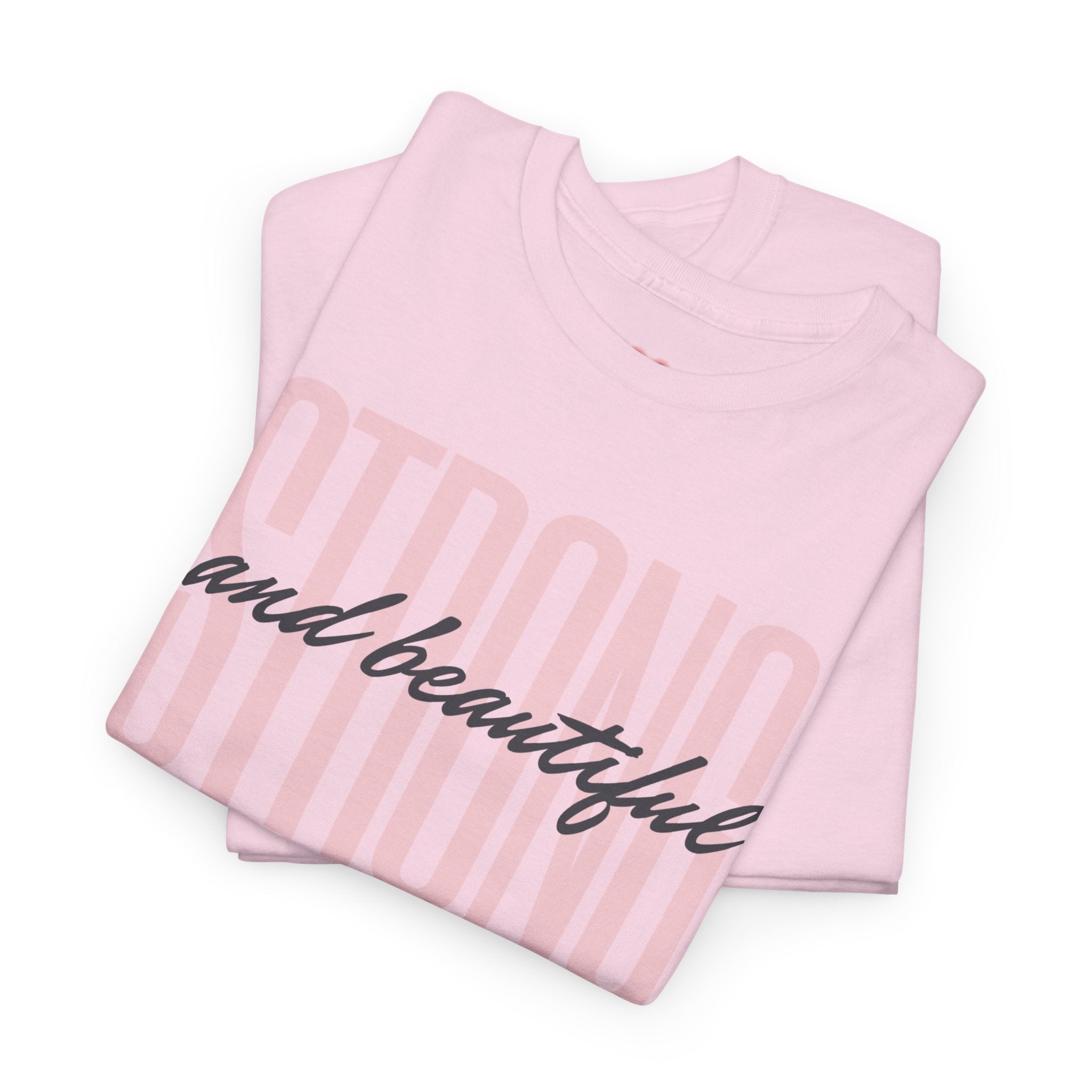 Strong and Beautiful In Christ Faith Graphic Tee